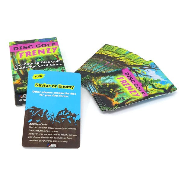 Disc Golf Frenzy Card Game