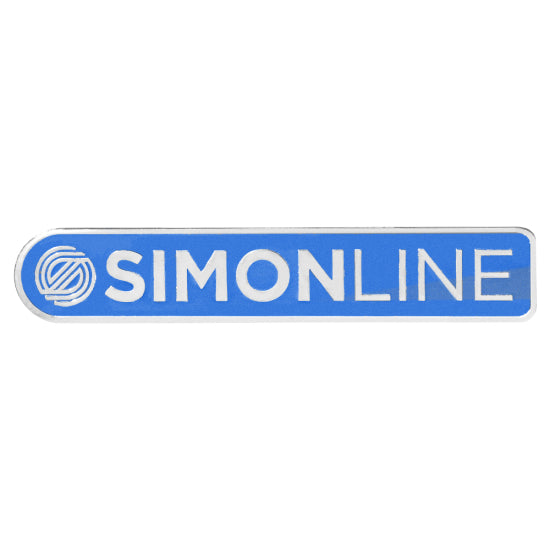 Simon Line Bar Enamel Pin