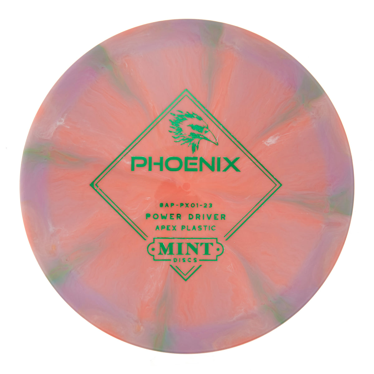 Mint Discs Phoenix Swirl Apex 176g Style 0002 Disc Golf