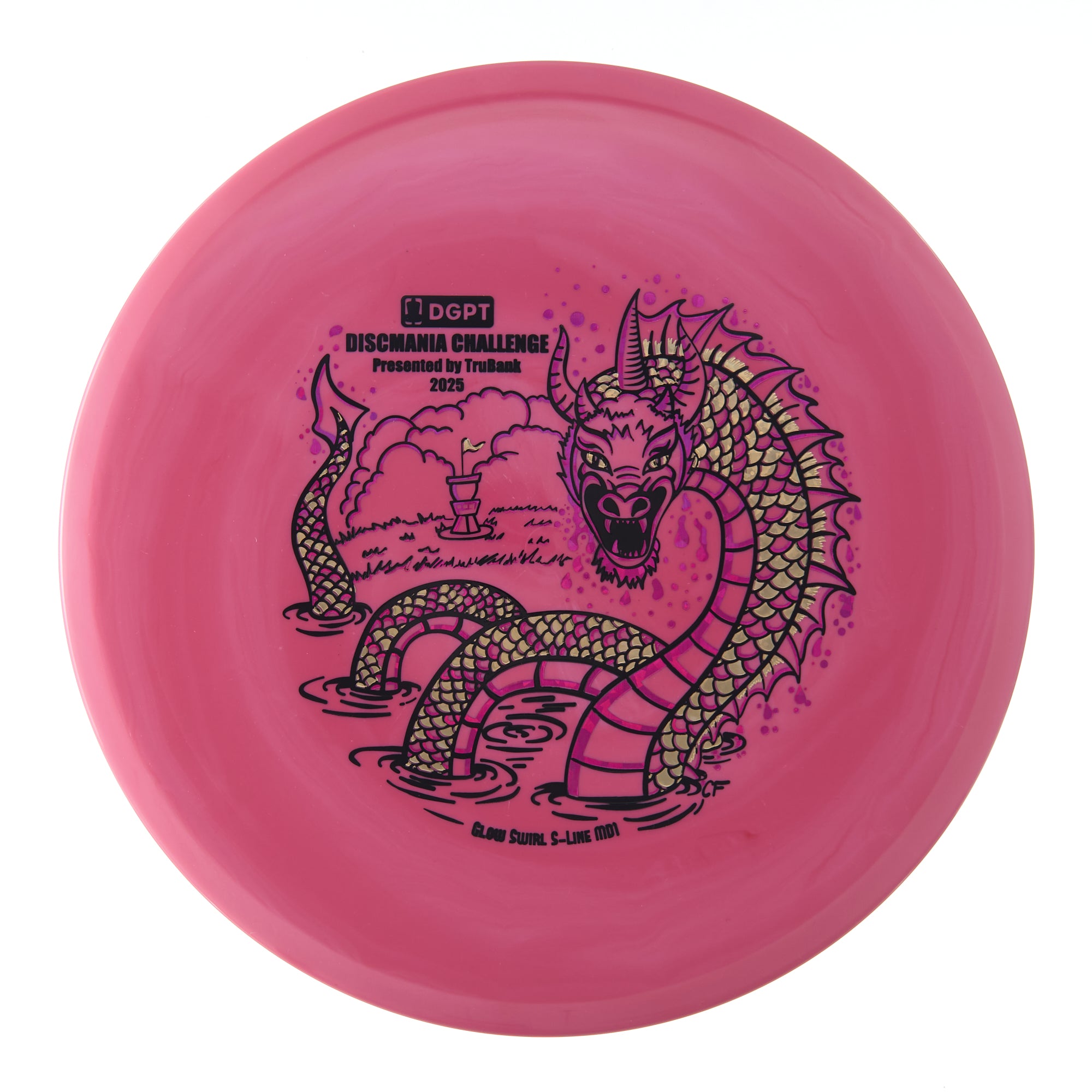 2025 Discmania Challenge Glow Swirl S-Line MD1