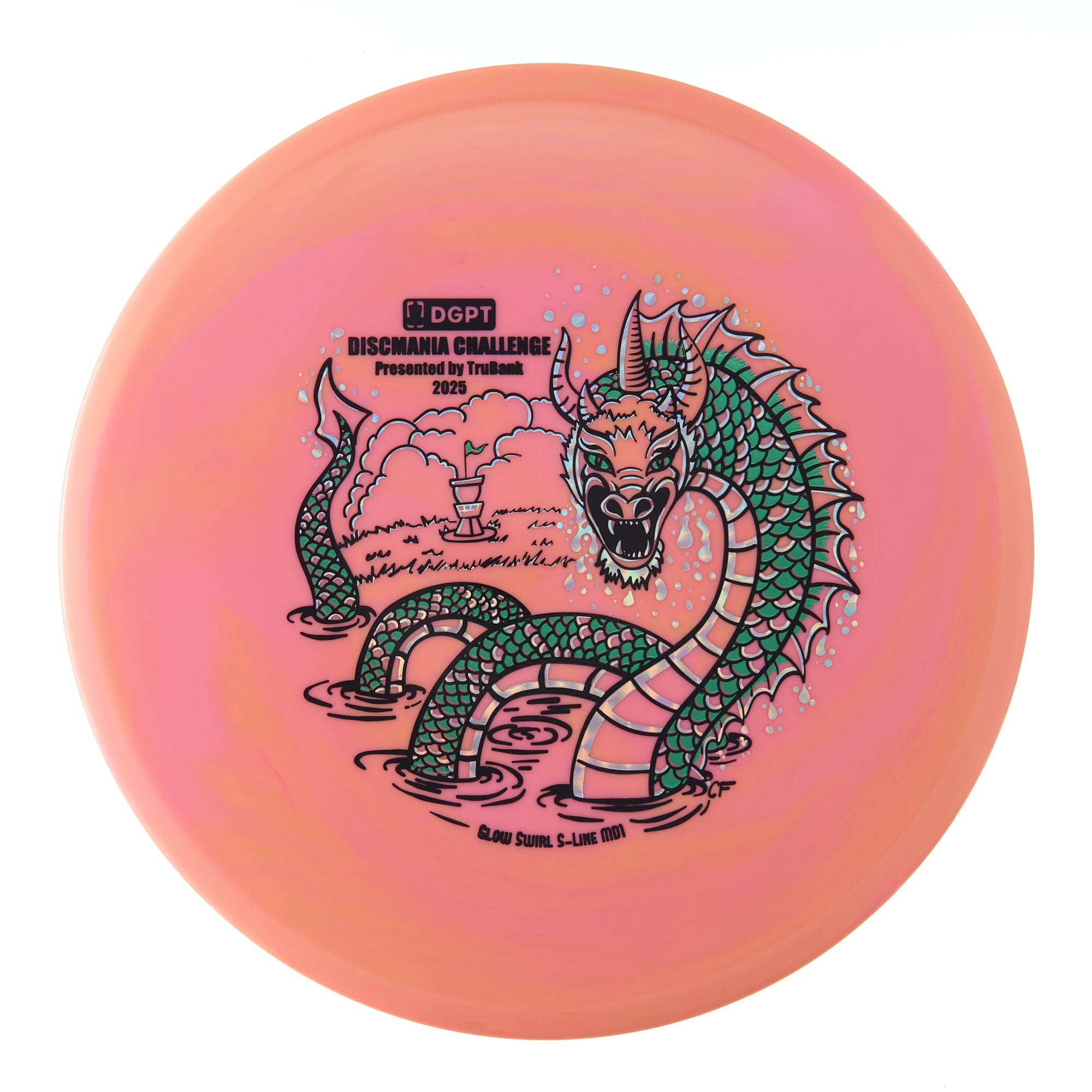 2025 Discmania Challenge Glow Swirl S-Line MD1