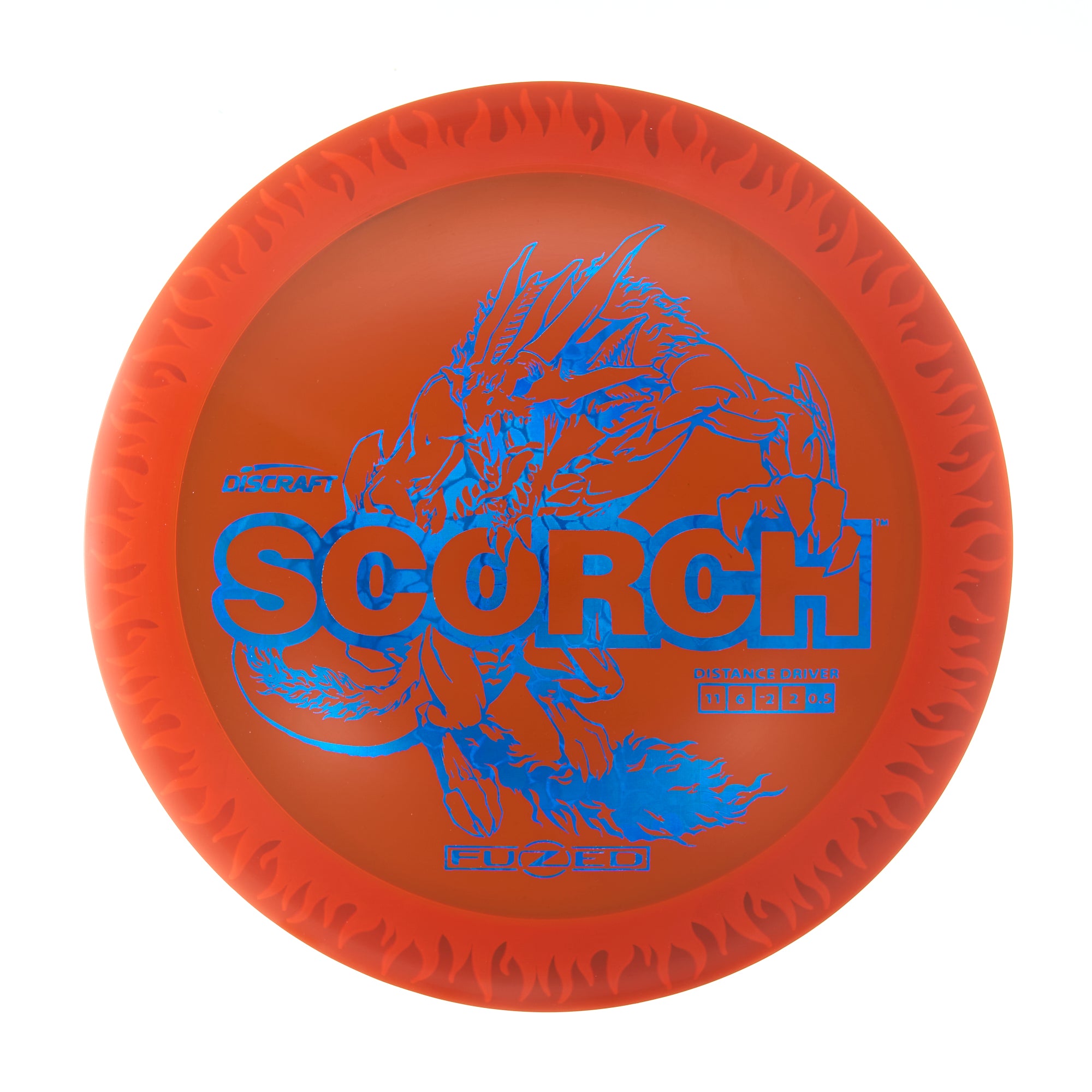 Flame Pattern Fuzed Line Scorch