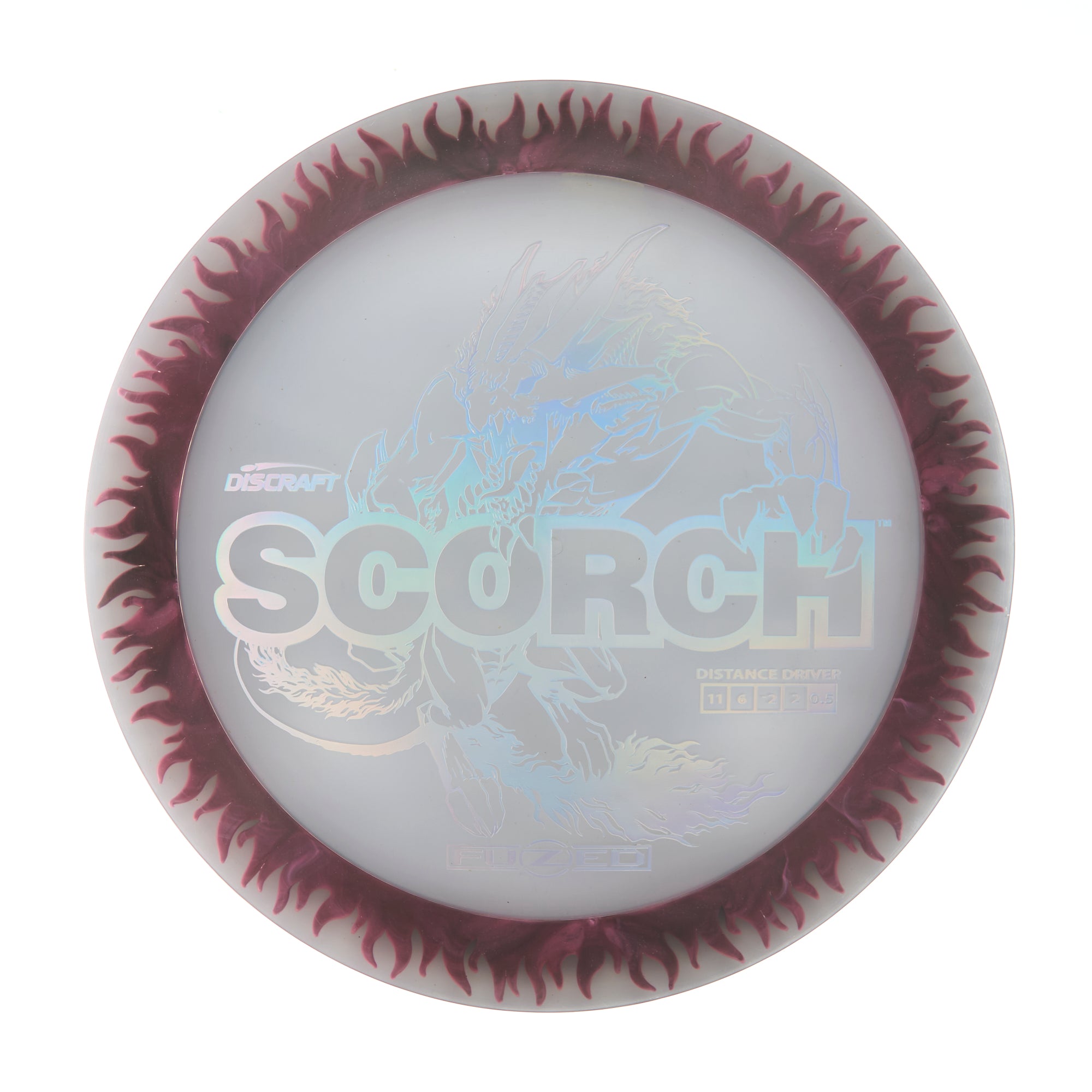 Flame Pattern Fuzed Line Scorch