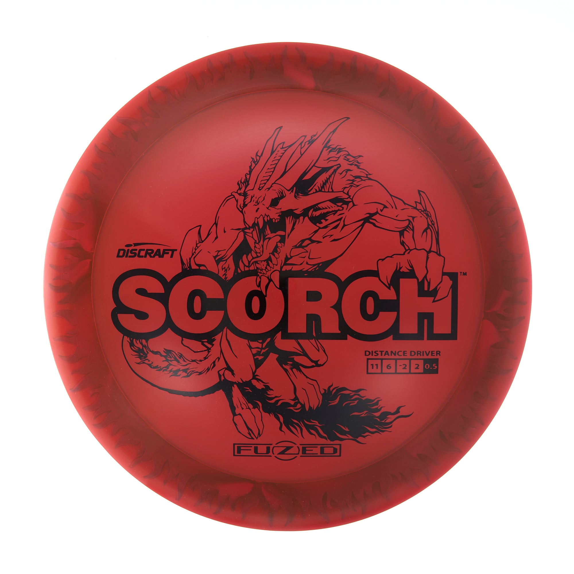 Flame Pattern Fuzed Line Scorch