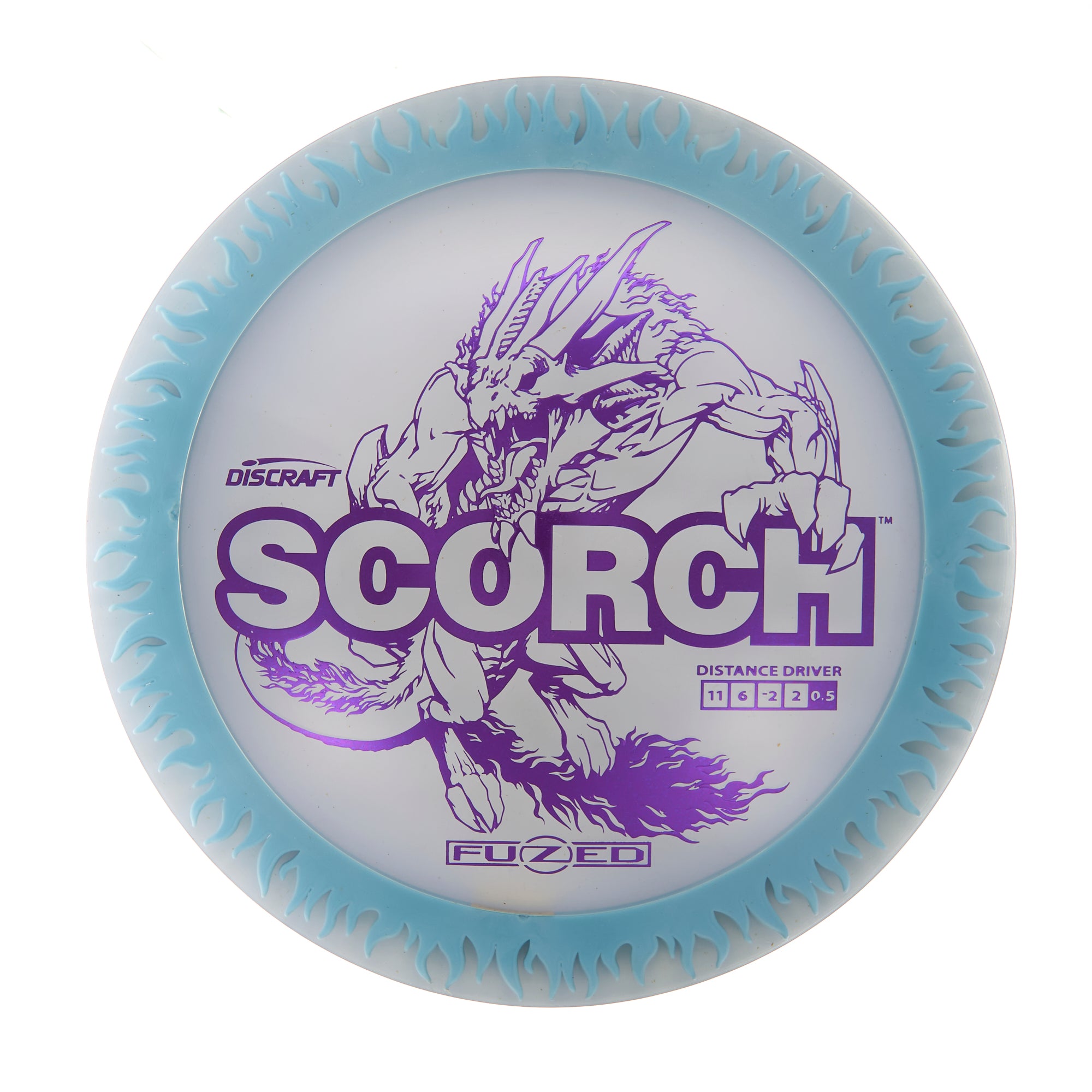 Flame Pattern Fuzed Line Scorch