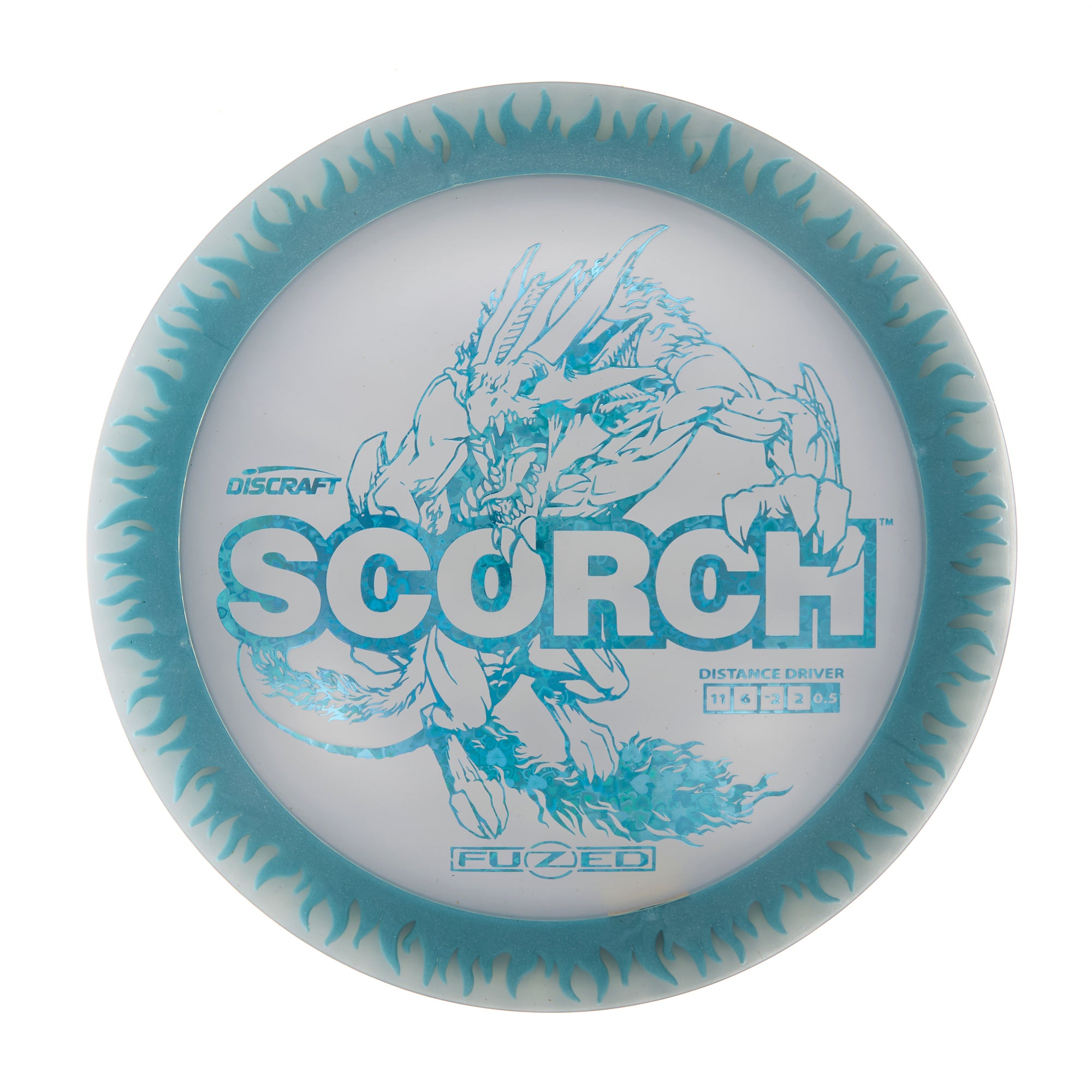 Flame Pattern Fuzed Line Scorch