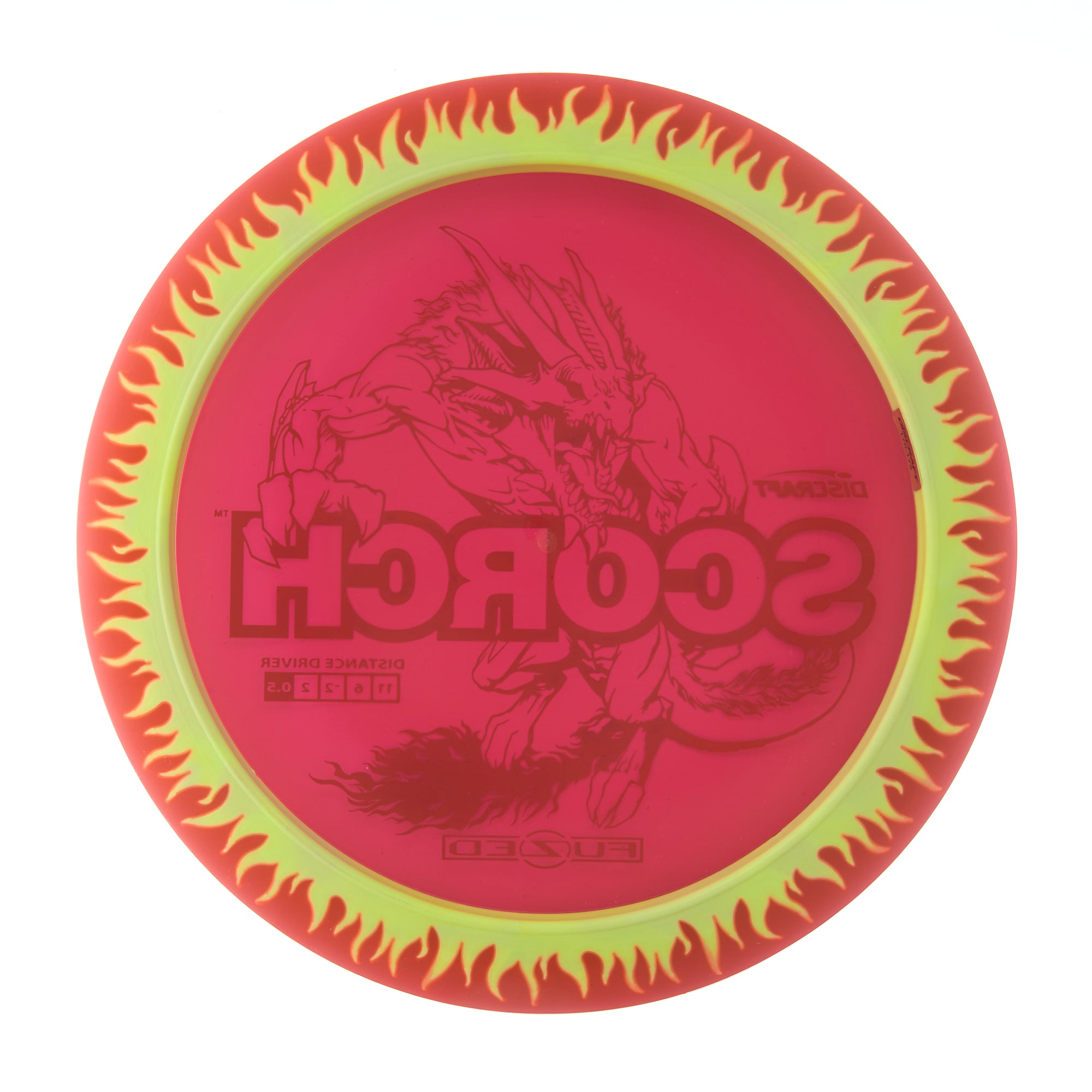 Flame Pattern Fuzed Line Scorch