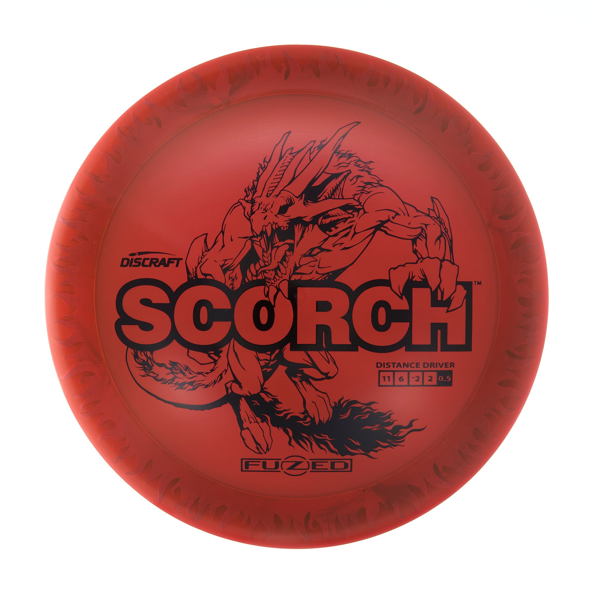 Flame Pattern Fuzed Line Scorch