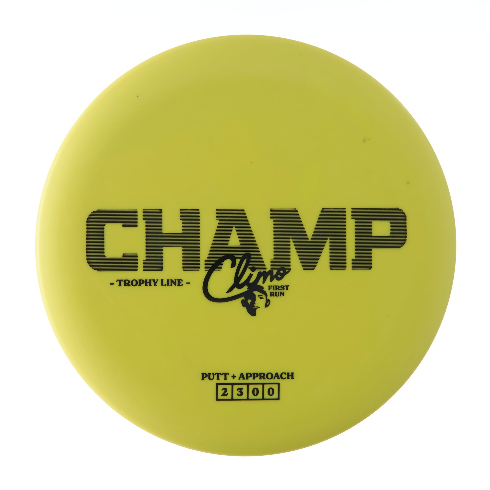 First Run Trophy Line Champ