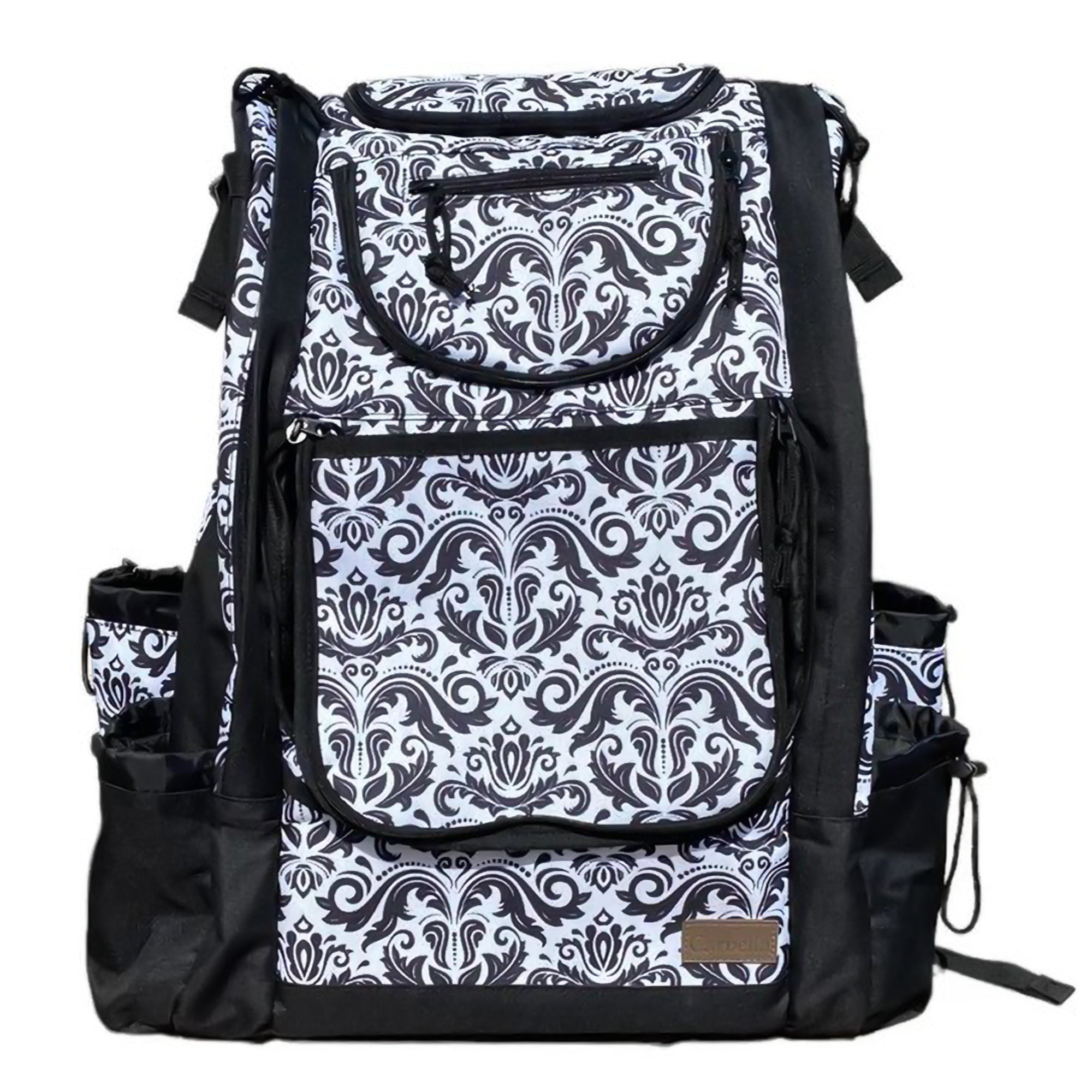Black & White Disc Golf Backpack