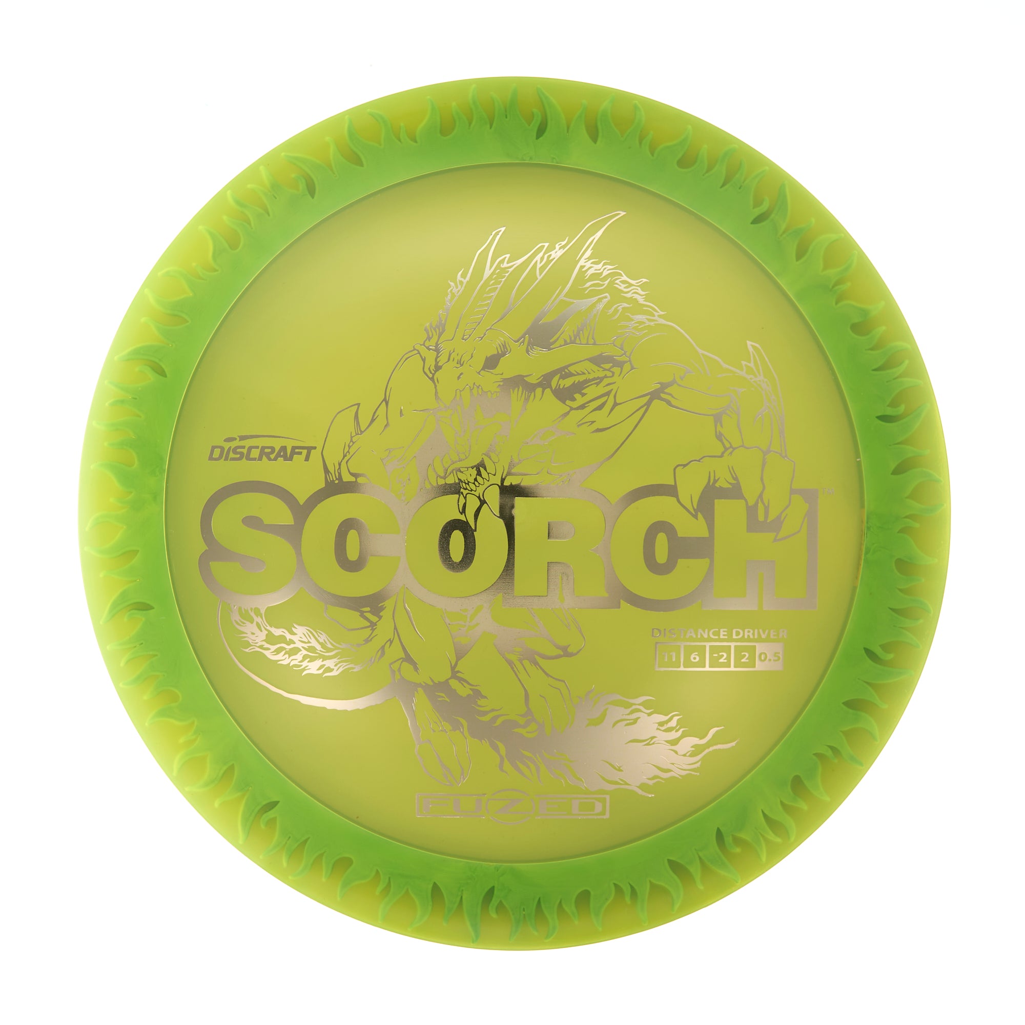 Flame Pattern Fuzed Line Scorch