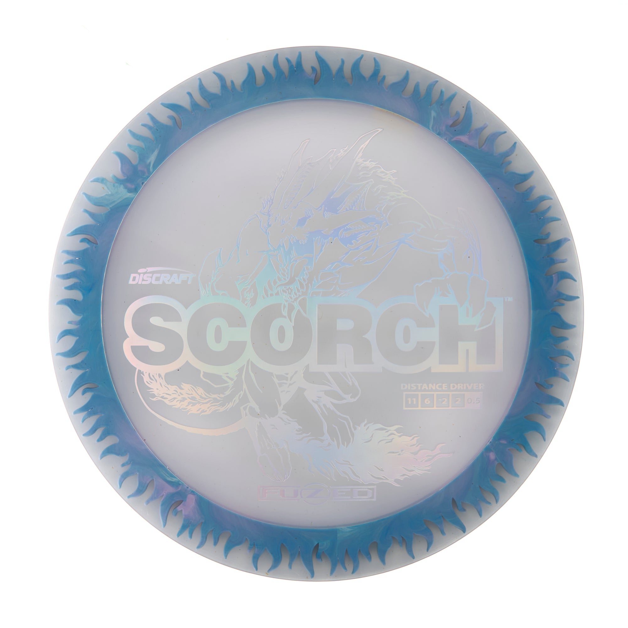 Flame Pattern Fuzed Line Scorch