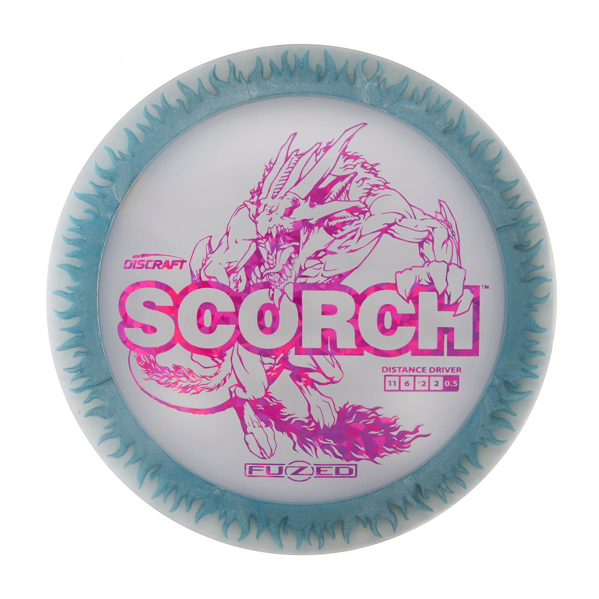 Flame Pattern Fuzed Line Scorch