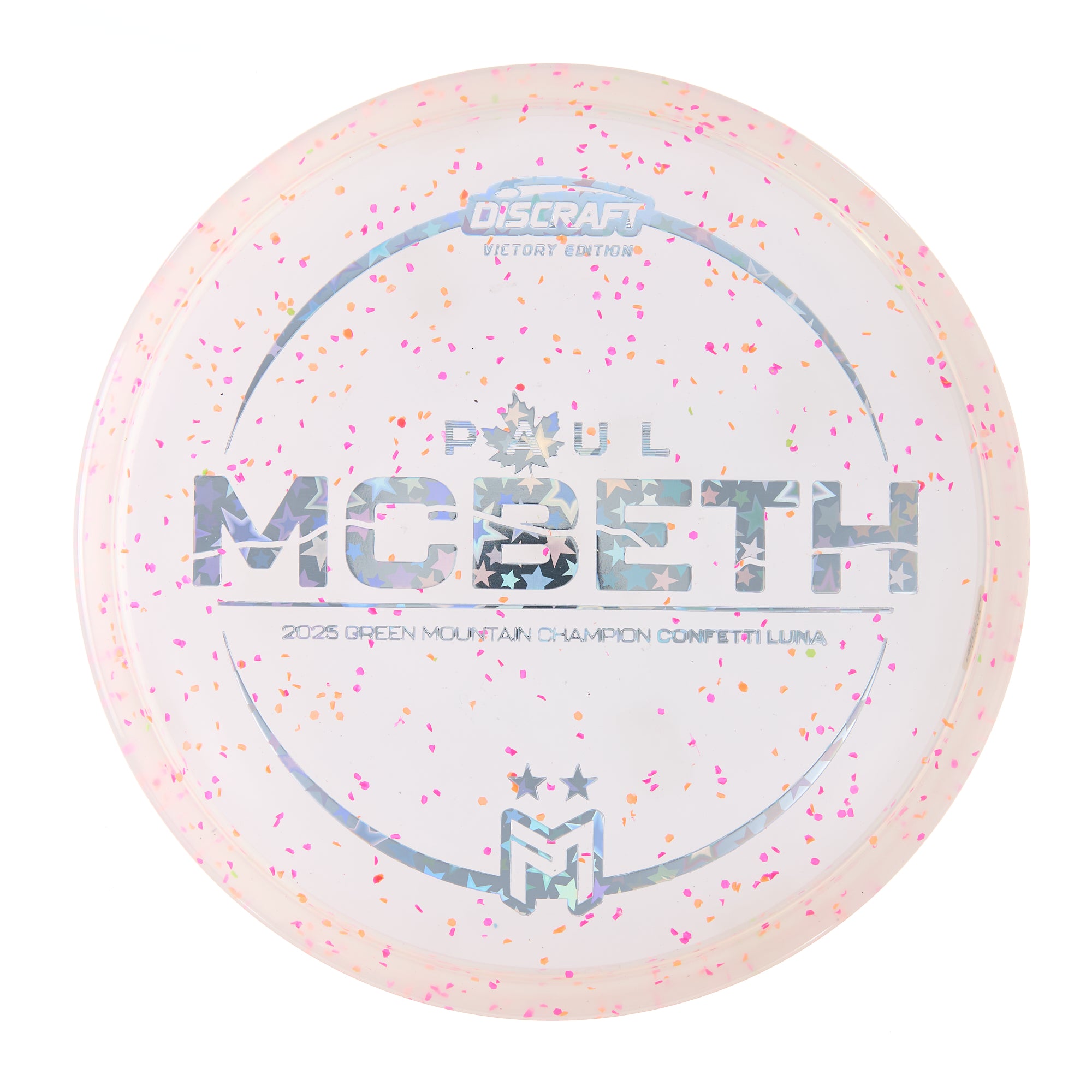 Paul McBeth 2025 Green Mountain Champion Victory Edition Confetti Luna