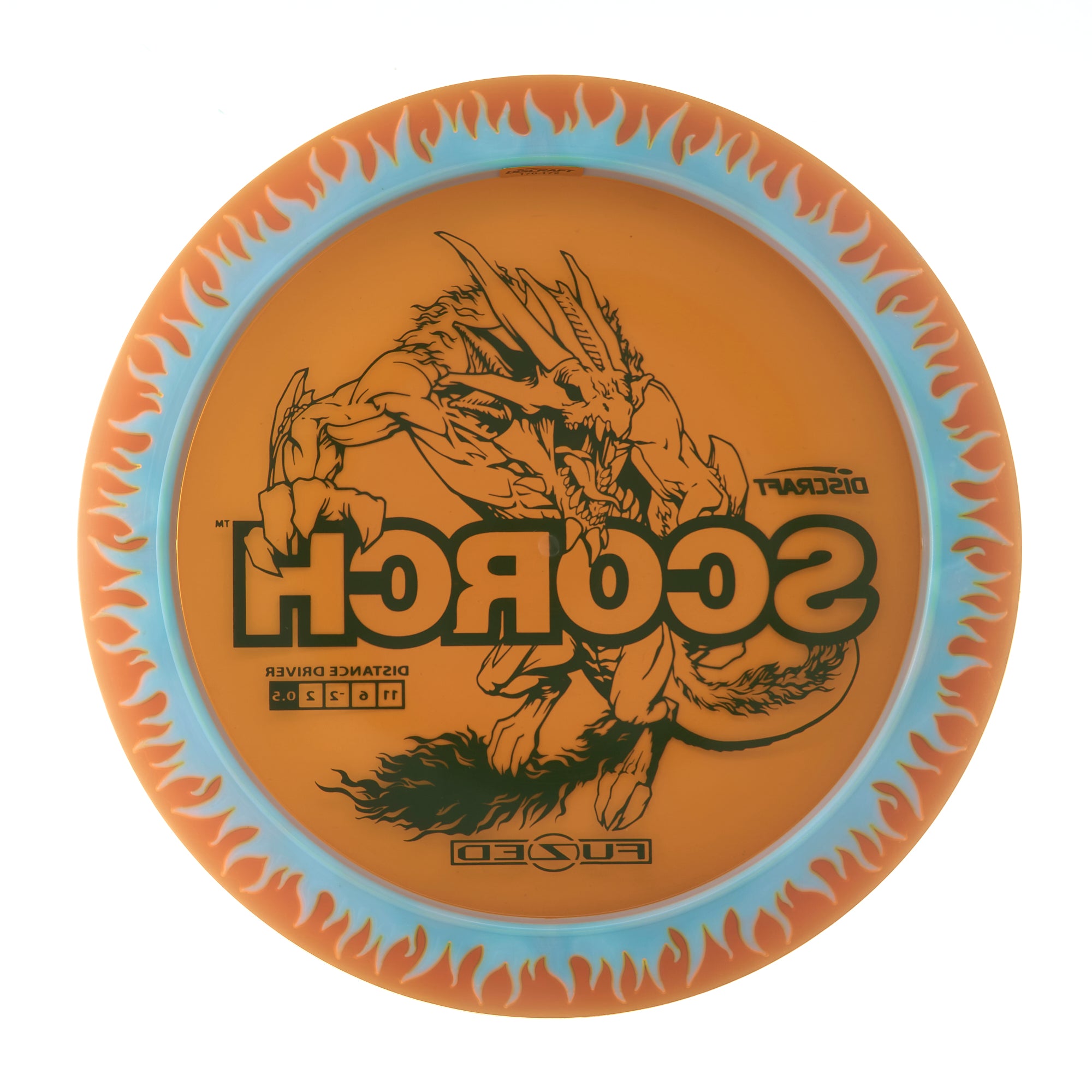 Flame Pattern Fuzed Line Scorch