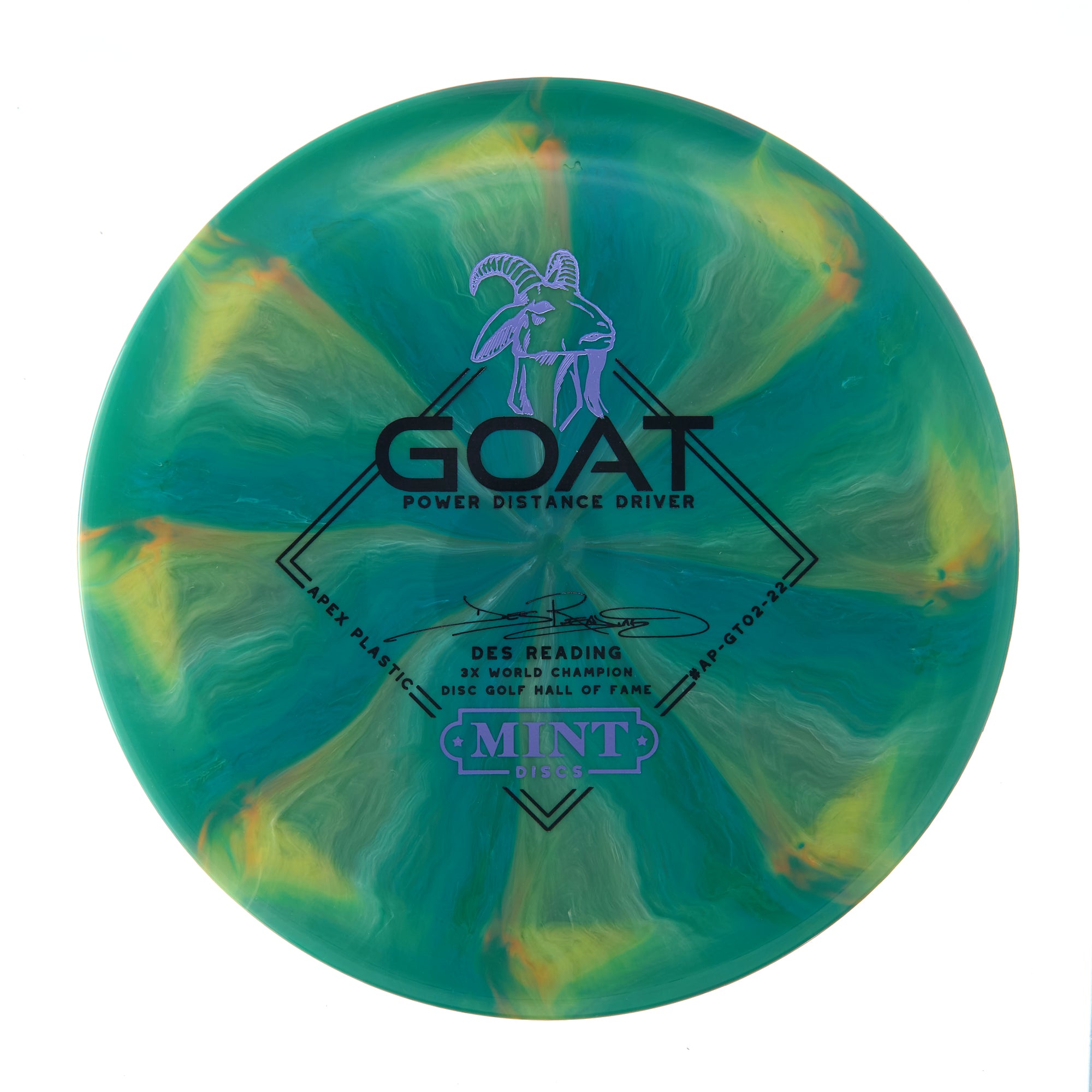 Des Reading 3X World Champion Swirly Apex Goat