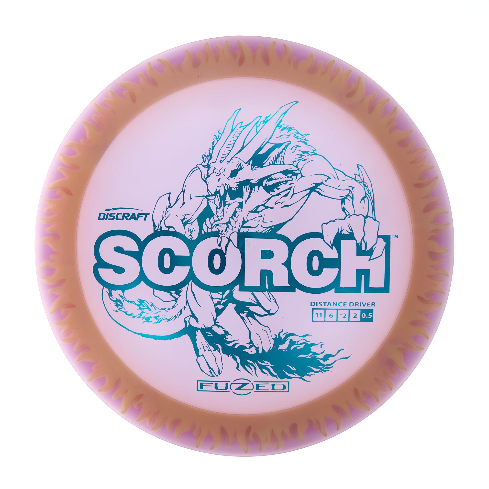 Flame Pattern Fuzed Line Scorch