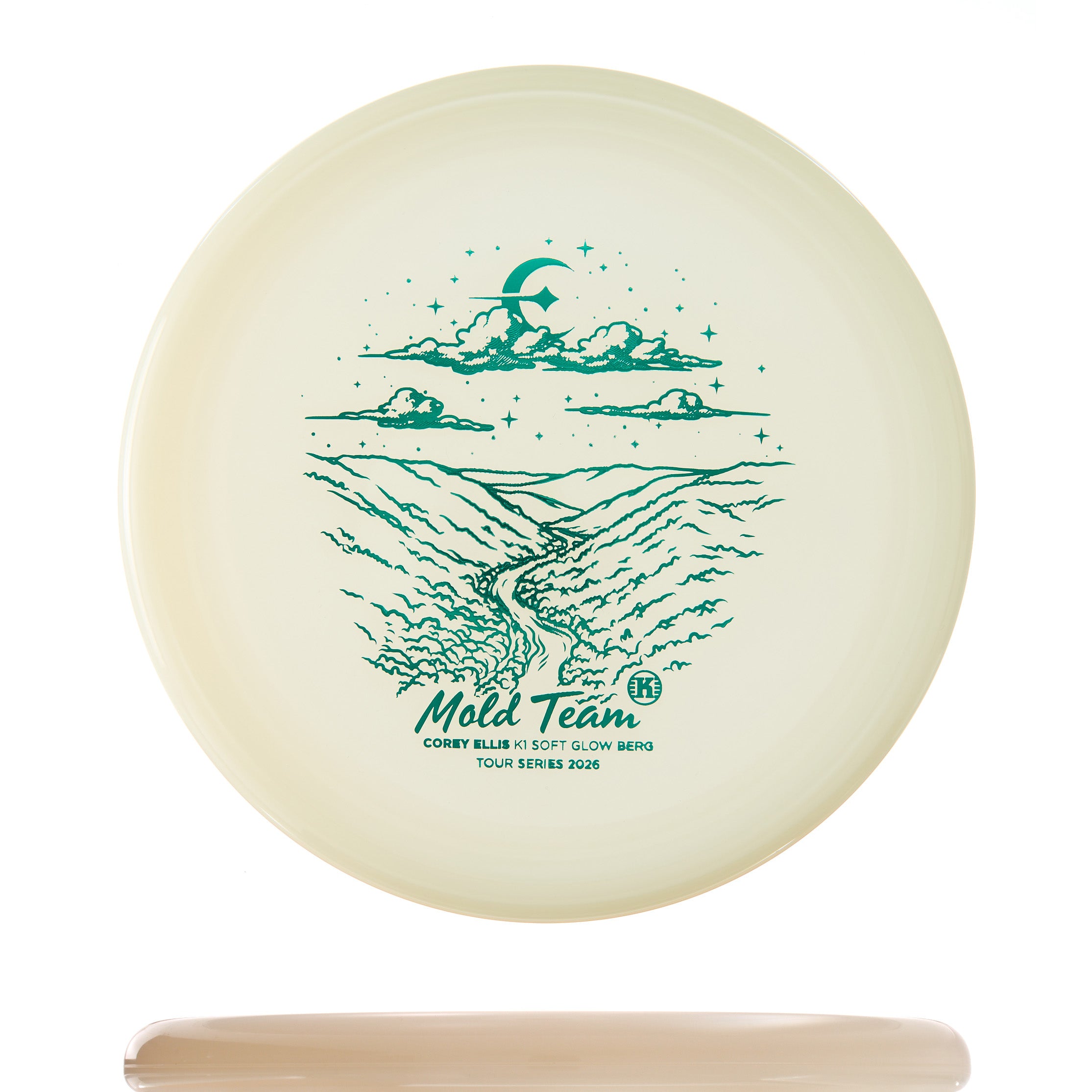 Corey Ellis Tour Series 2026 Mold Team K1 Soft Glow Berg