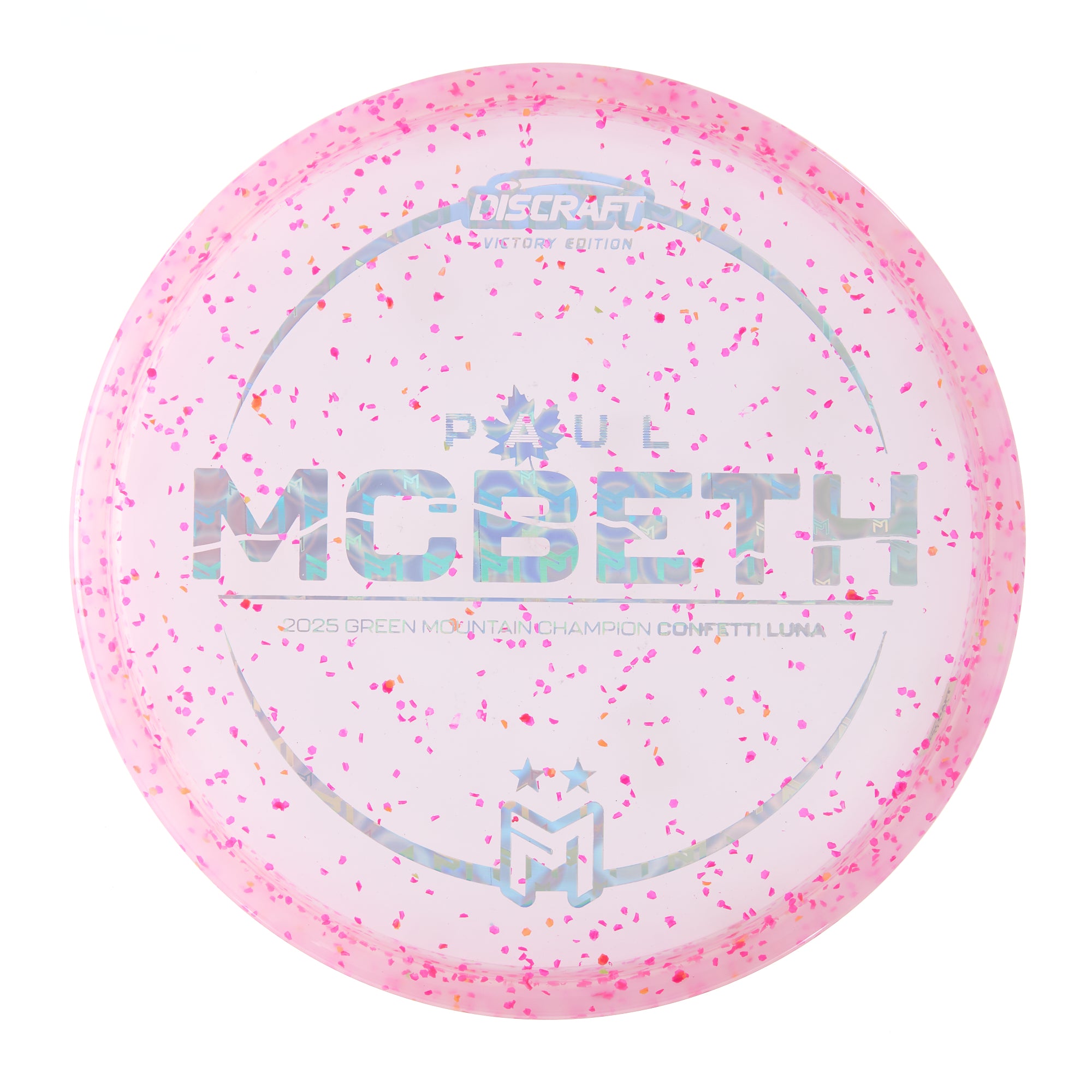 Paul McBeth 2025 Green Mountain Champion Victory Edition Confetti Luna