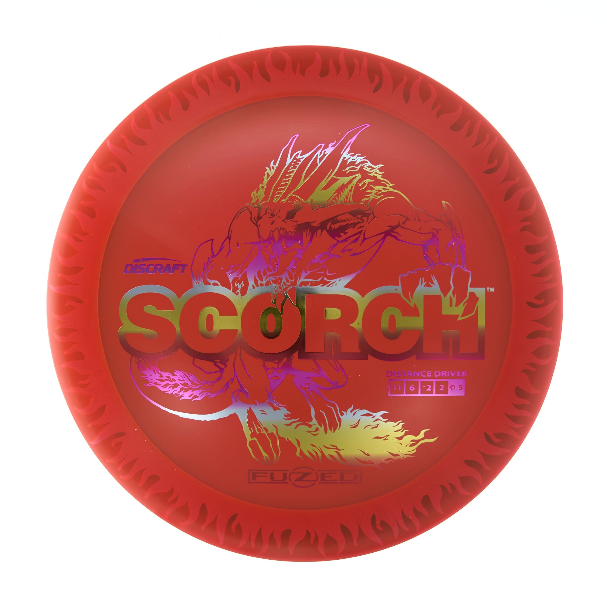 Flame Pattern Fuzed Line Scorch