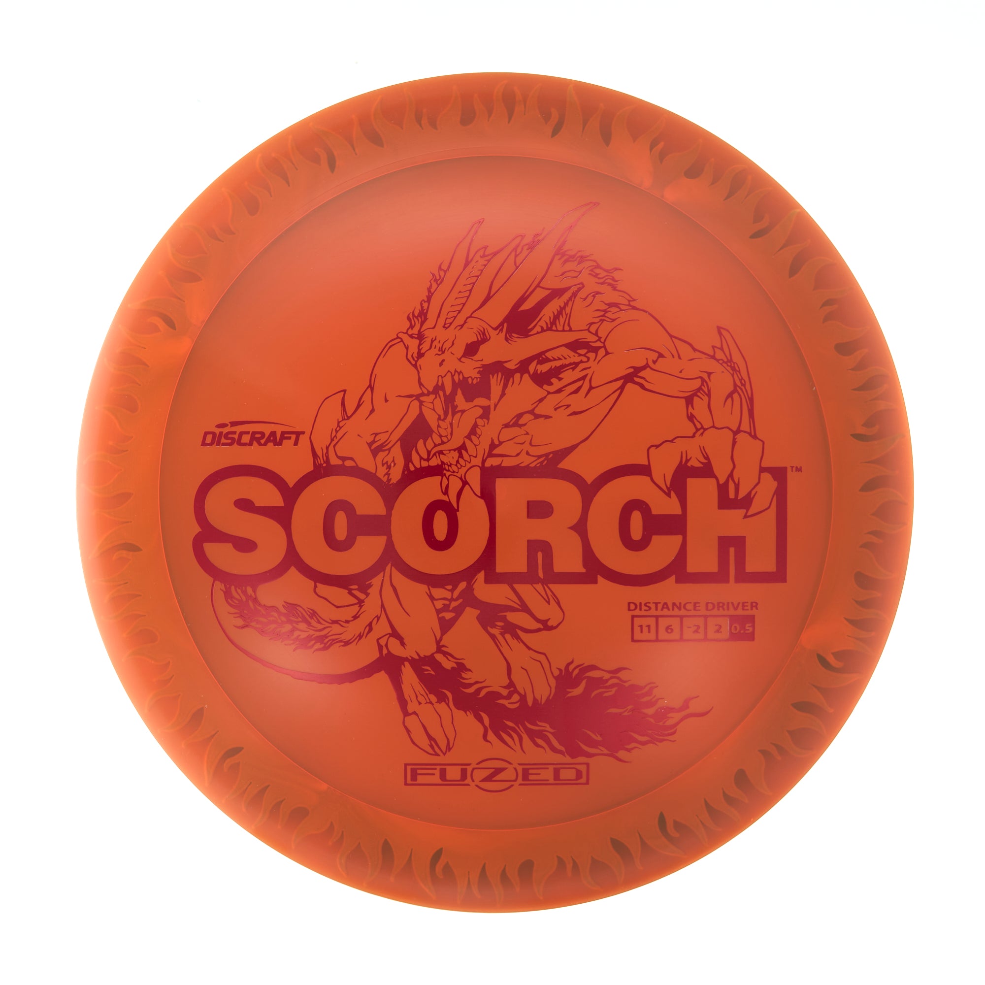 Flame Pattern Fuzed Line Scorch
