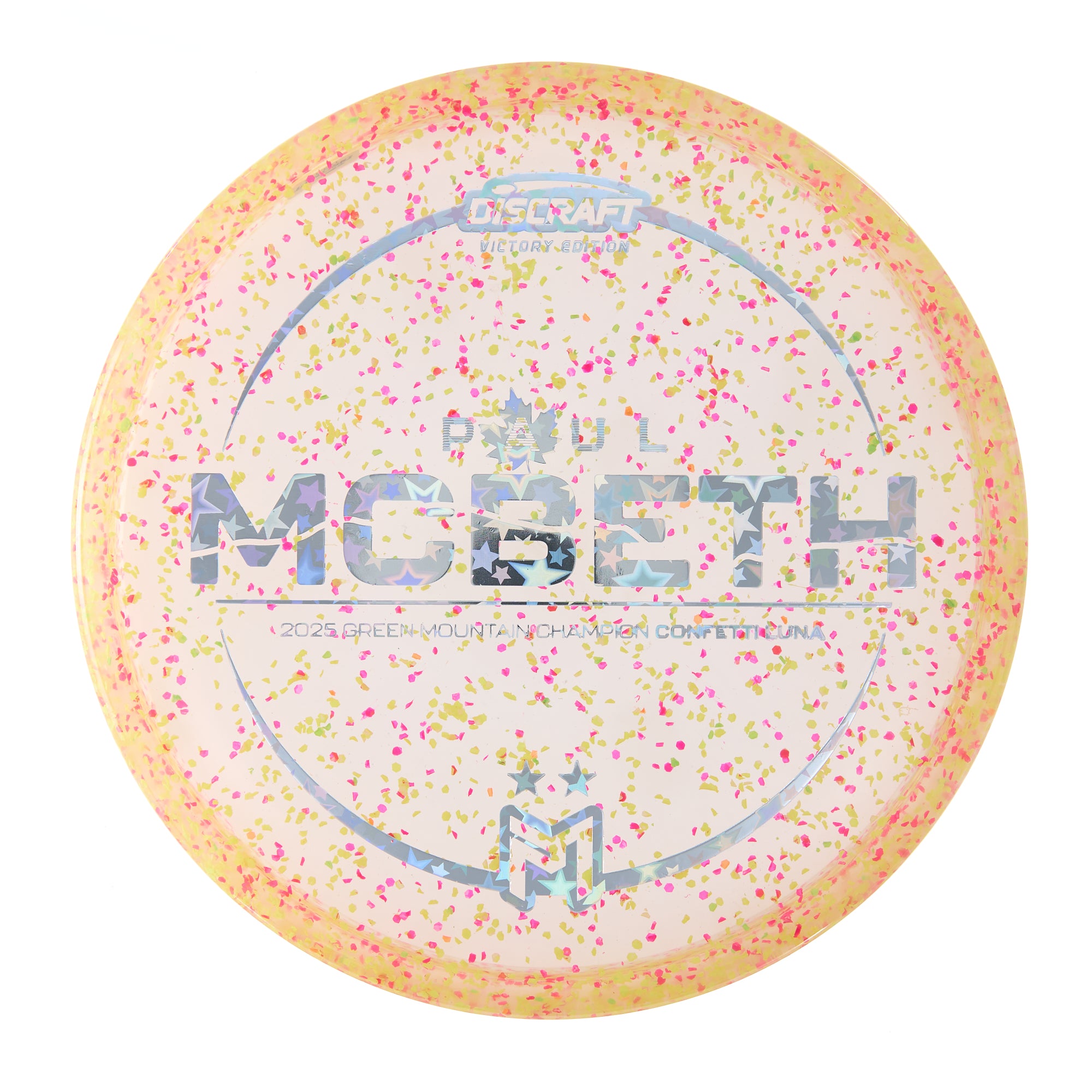 Paul McBeth 2025 Green Mountain Champion Victory Edition Confetti Luna
