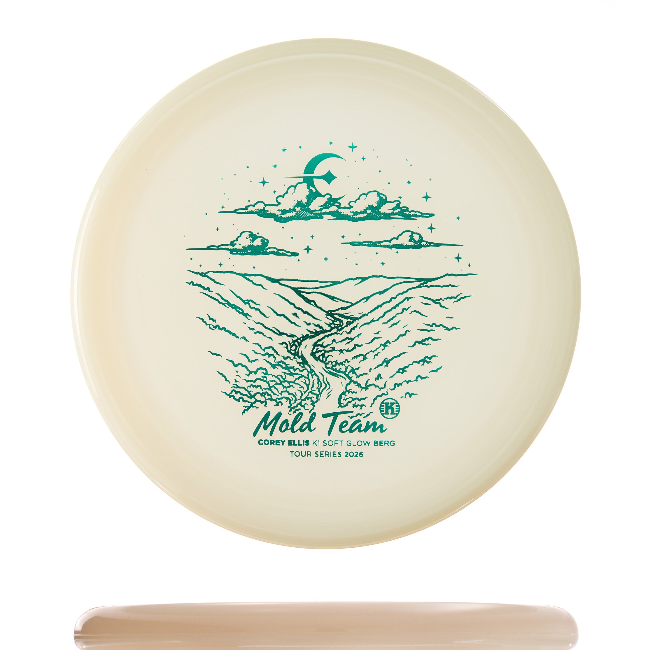 Corey Ellis Tour Series 2026 Mold Team K1 Soft Glow Berg