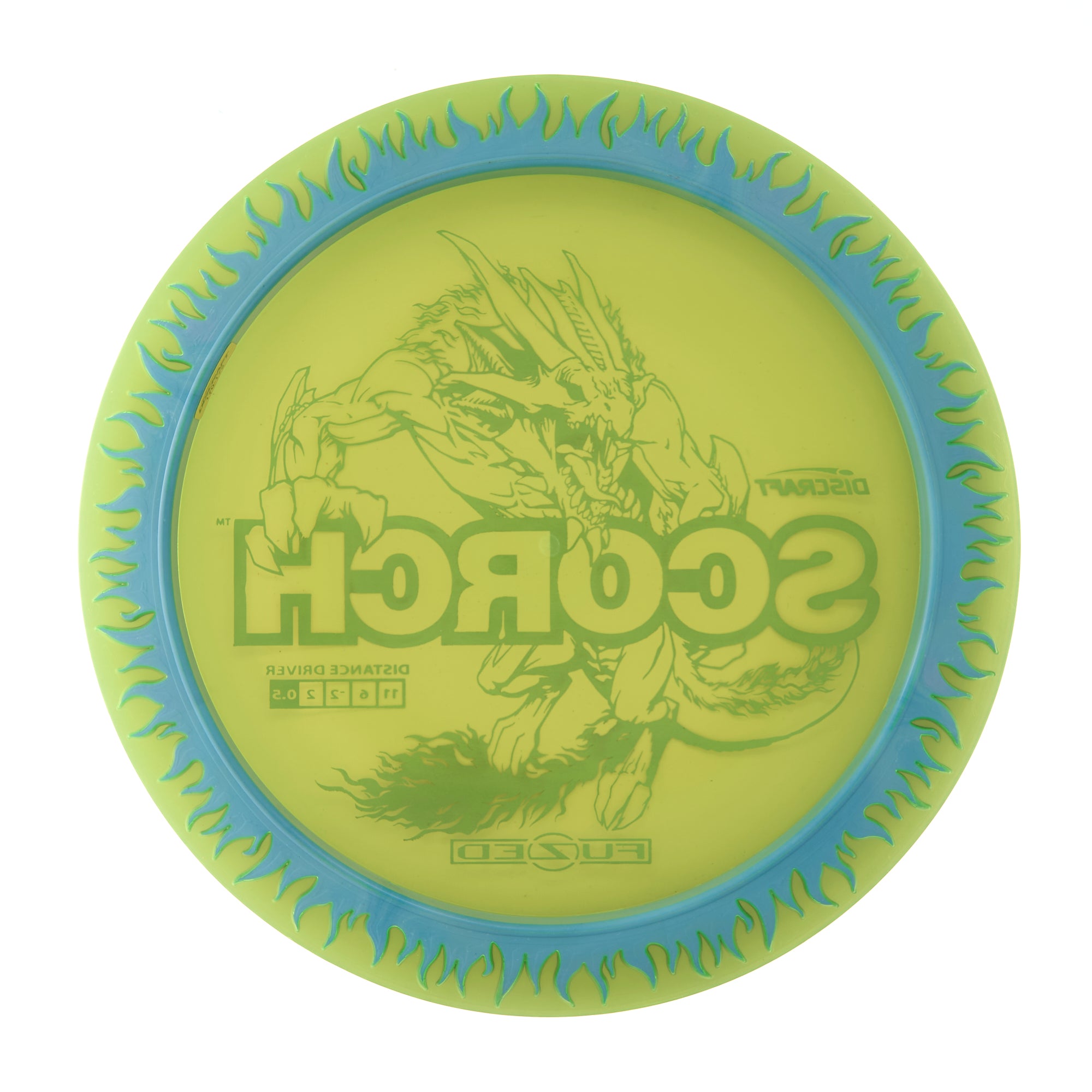 Flame Pattern Fuzed Line Scorch