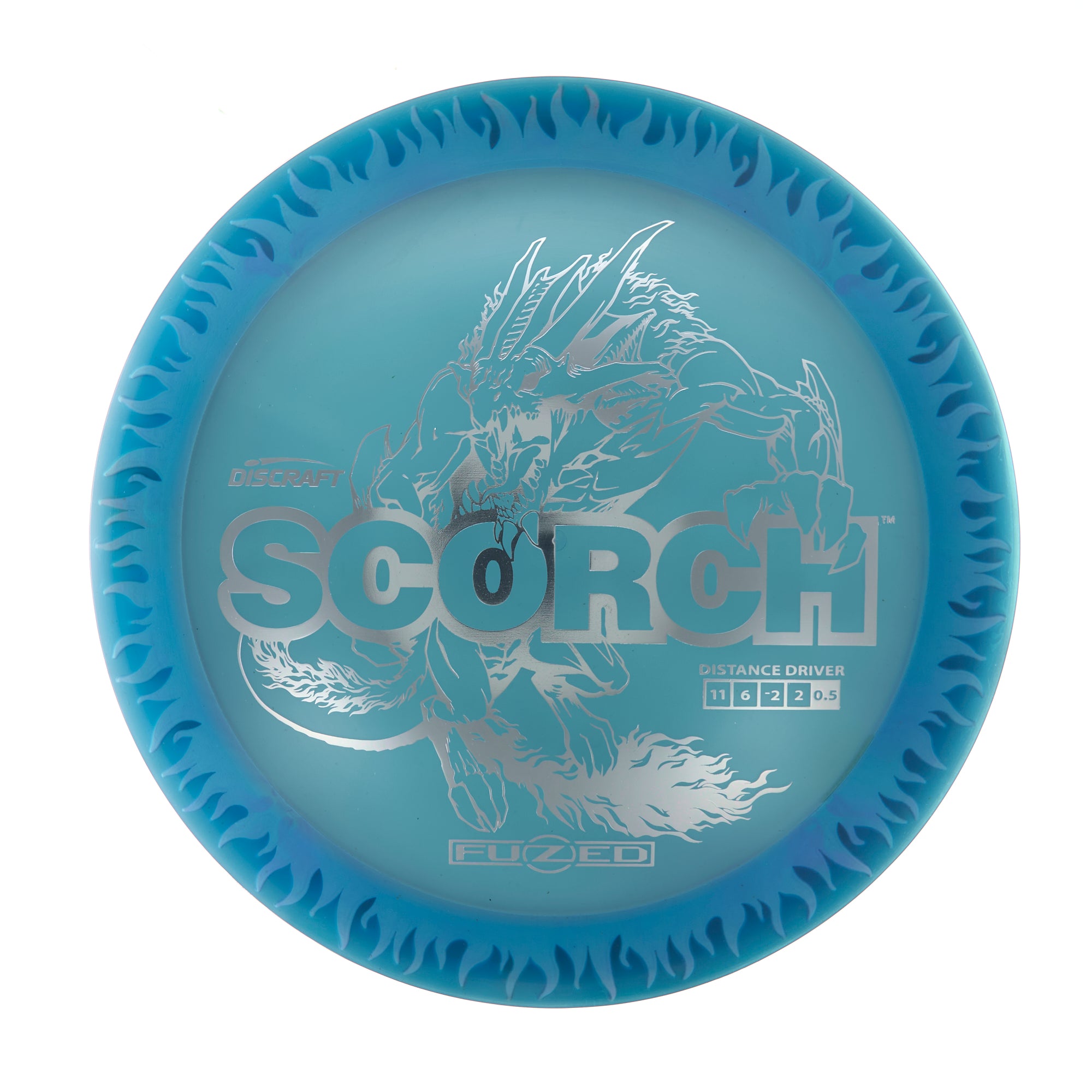 Flame Pattern Fuzed Line Scorch