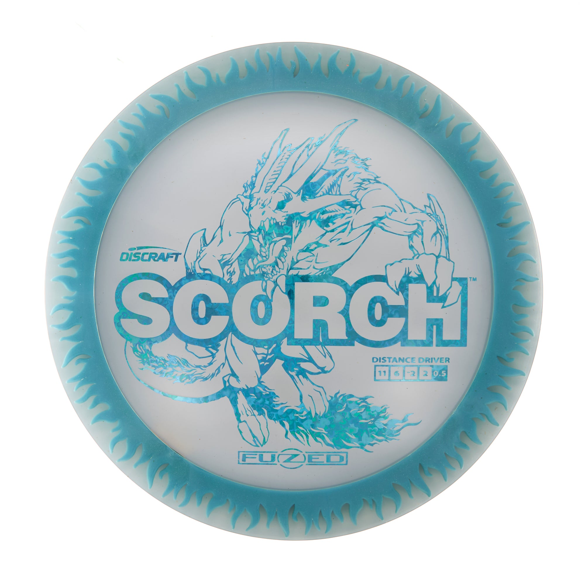 Flame Pattern Fuzed Line Scorch