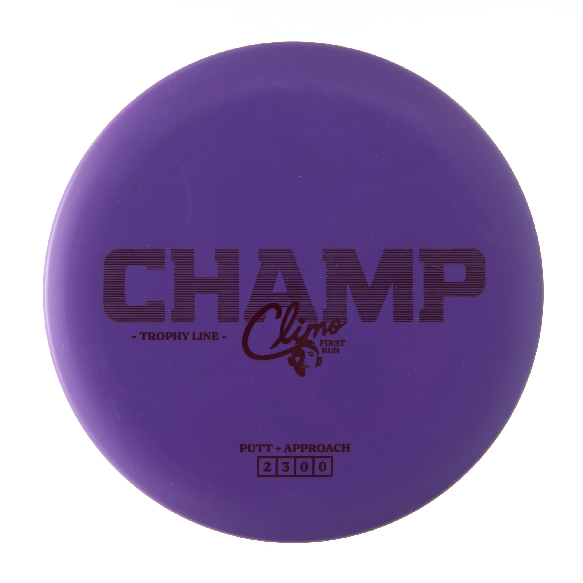 First Run Trophy Line Champ