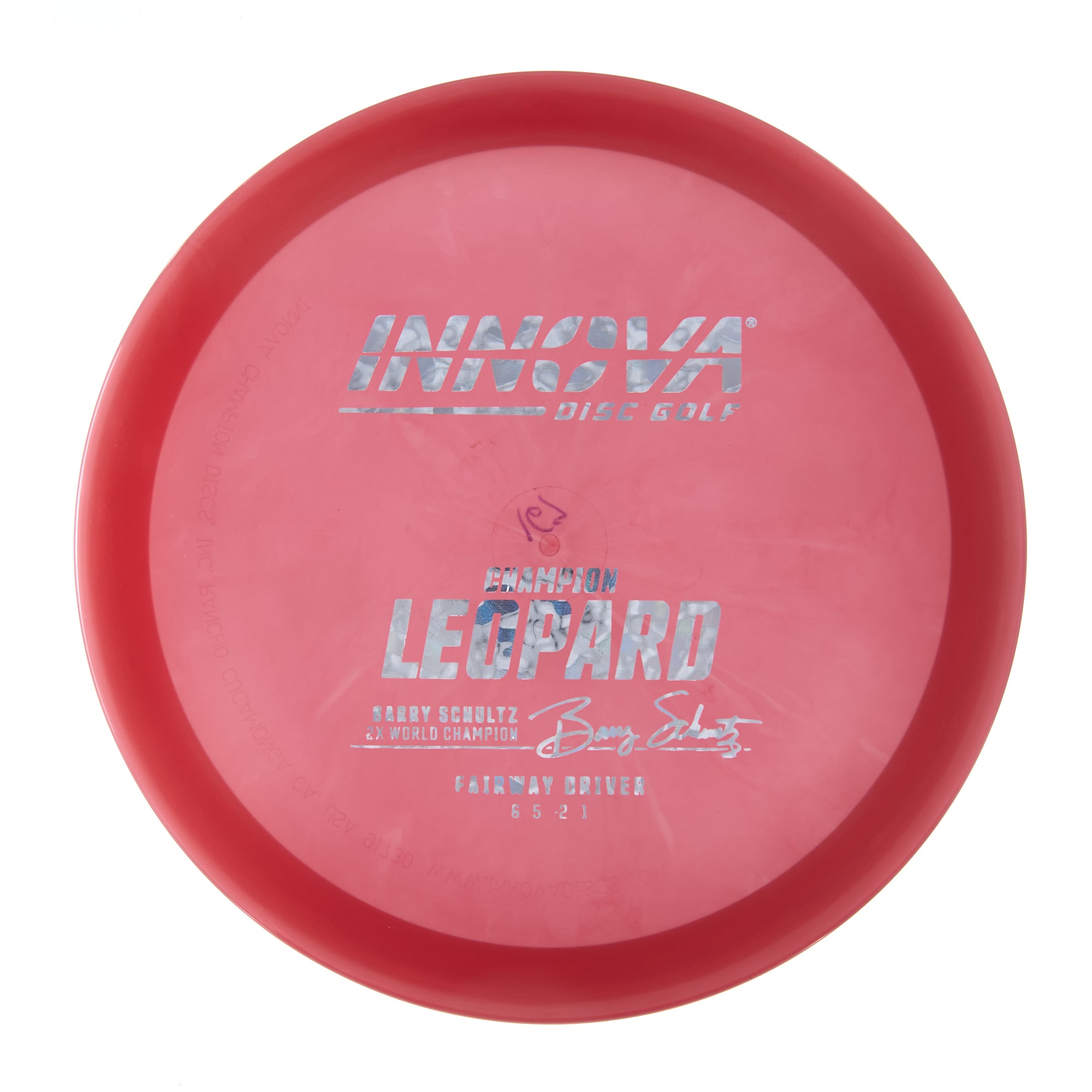 Barry Schultz 2x World Champion Champion Leopard