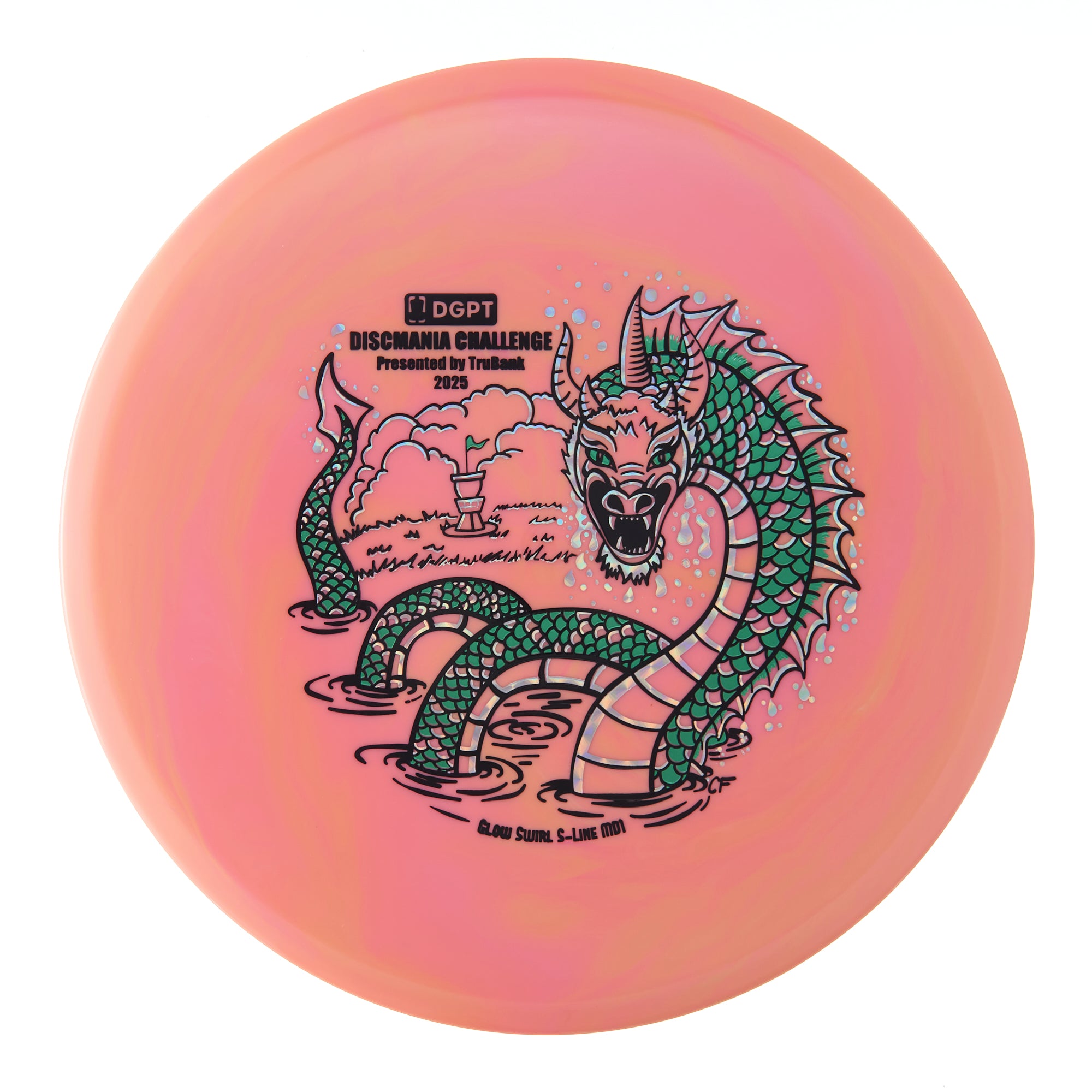 2025 Discmania Challenge Glow Swirl S-Line MD1