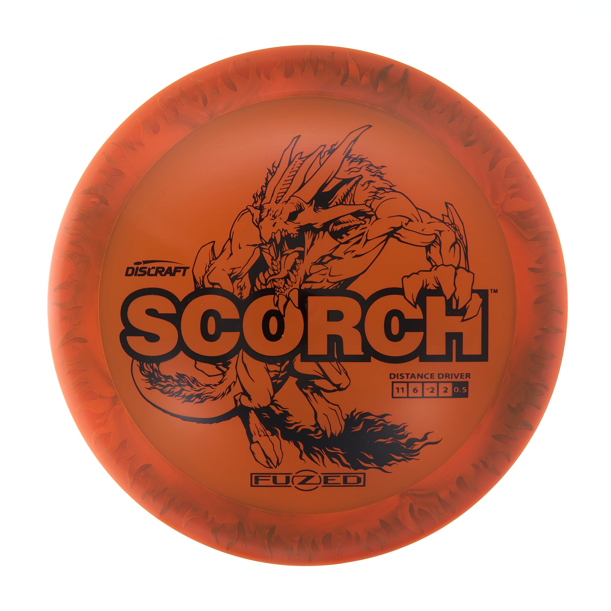 Flame Pattern Fuzed Line Scorch