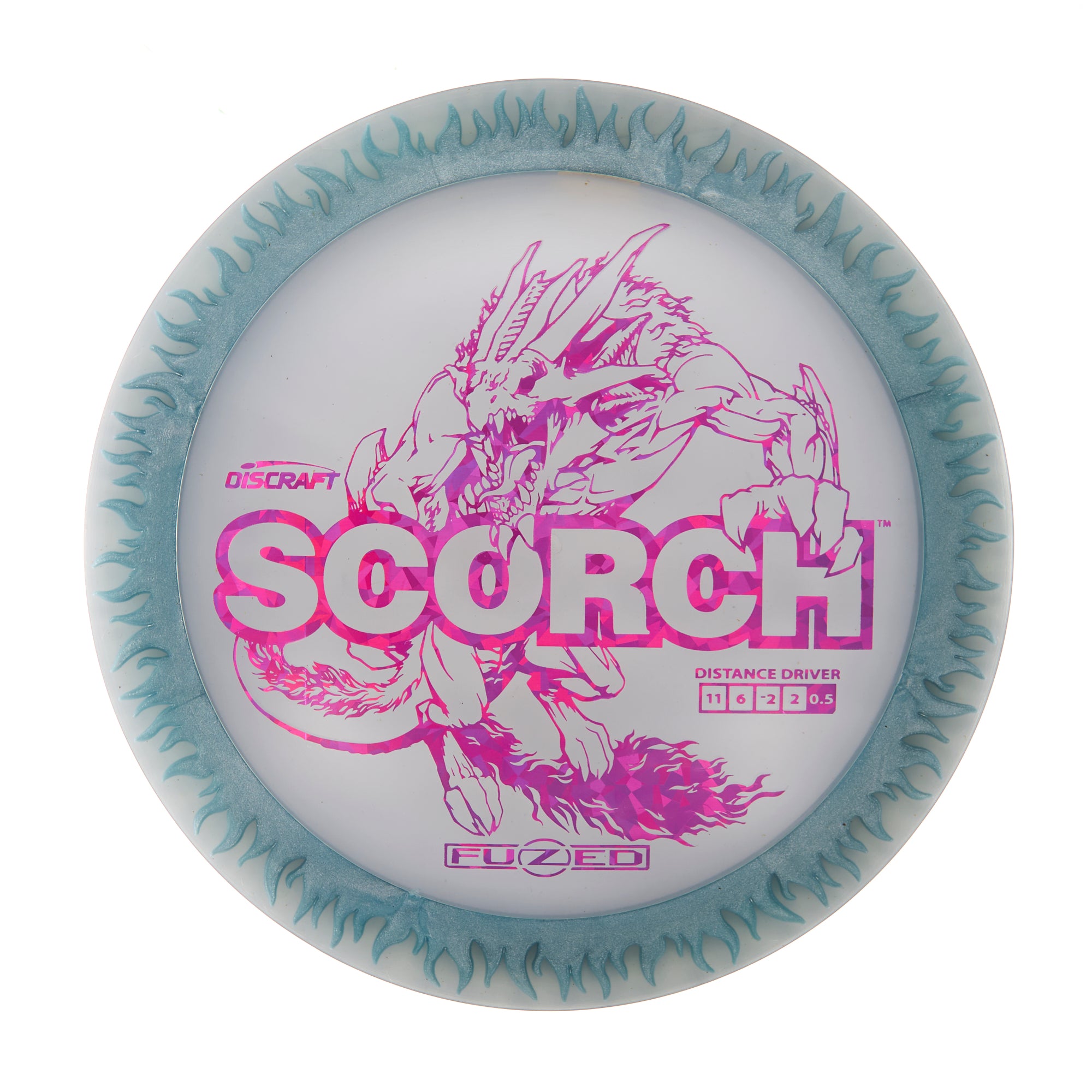 Flame Pattern Fuzed Line Scorch