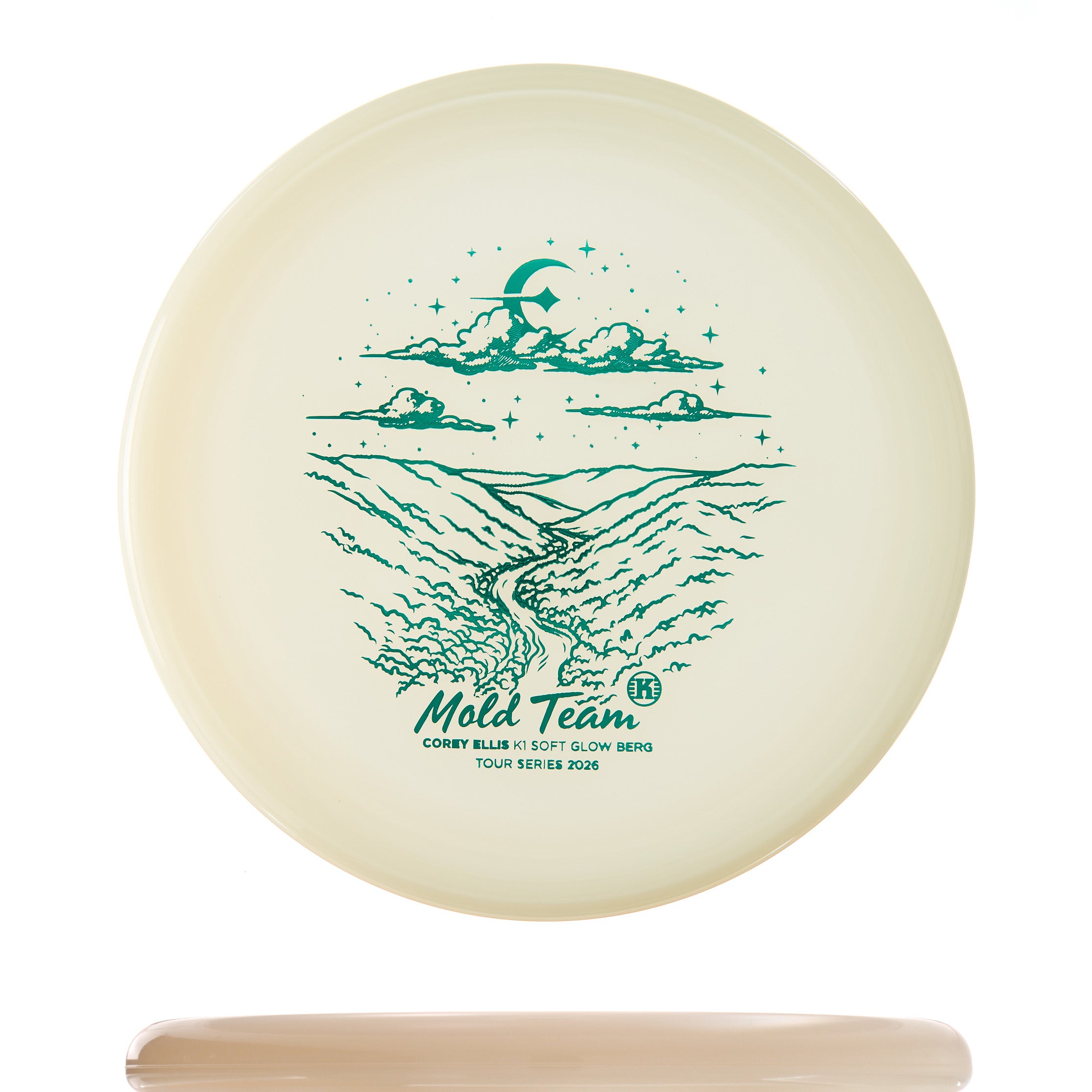 Corey Ellis Tour Series 2026 Mold Team K1 Soft Glow Berg