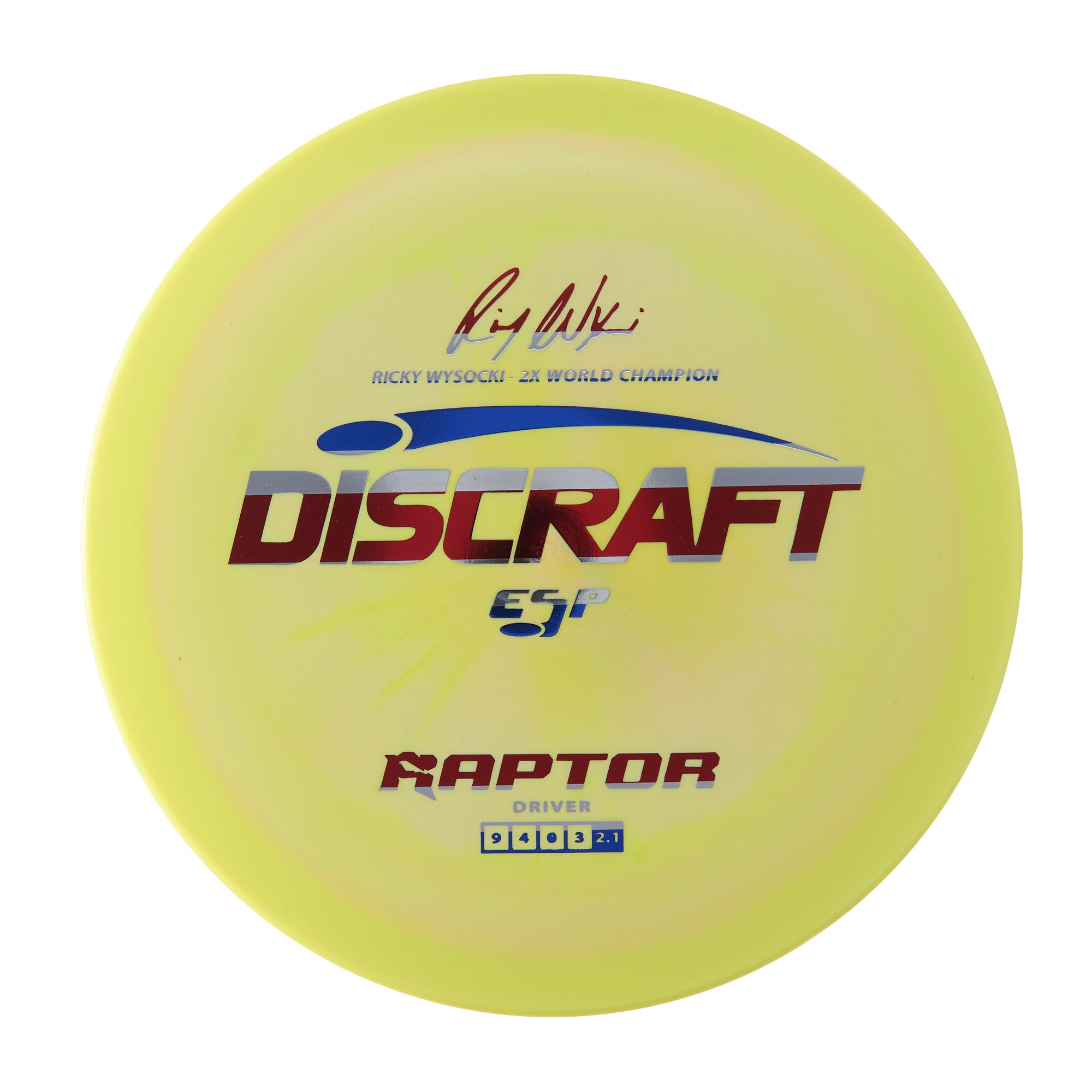 Ricky Wysocki 2X World Champion ESP Raptor