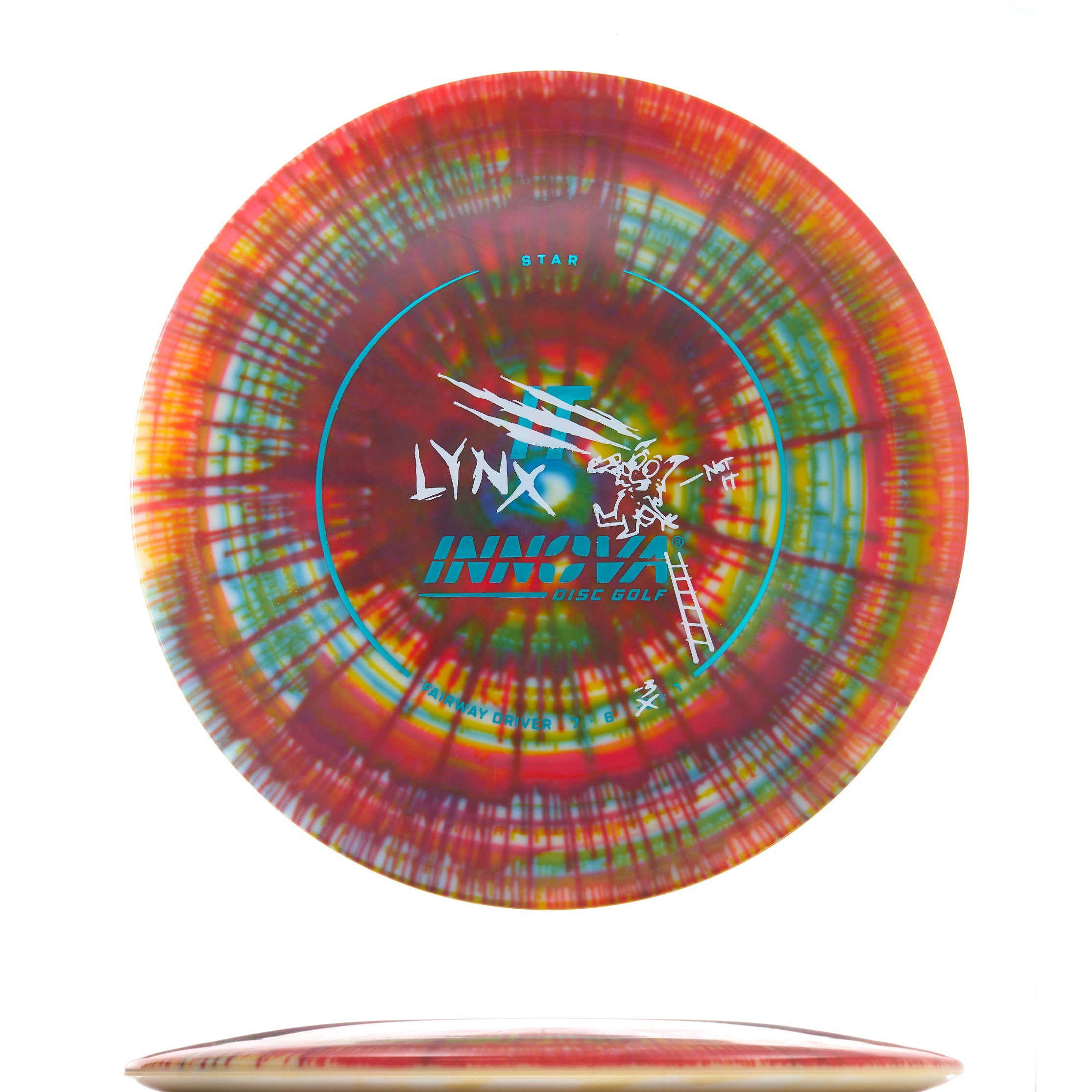 Over Stamped IT I-Dye Star Lynx