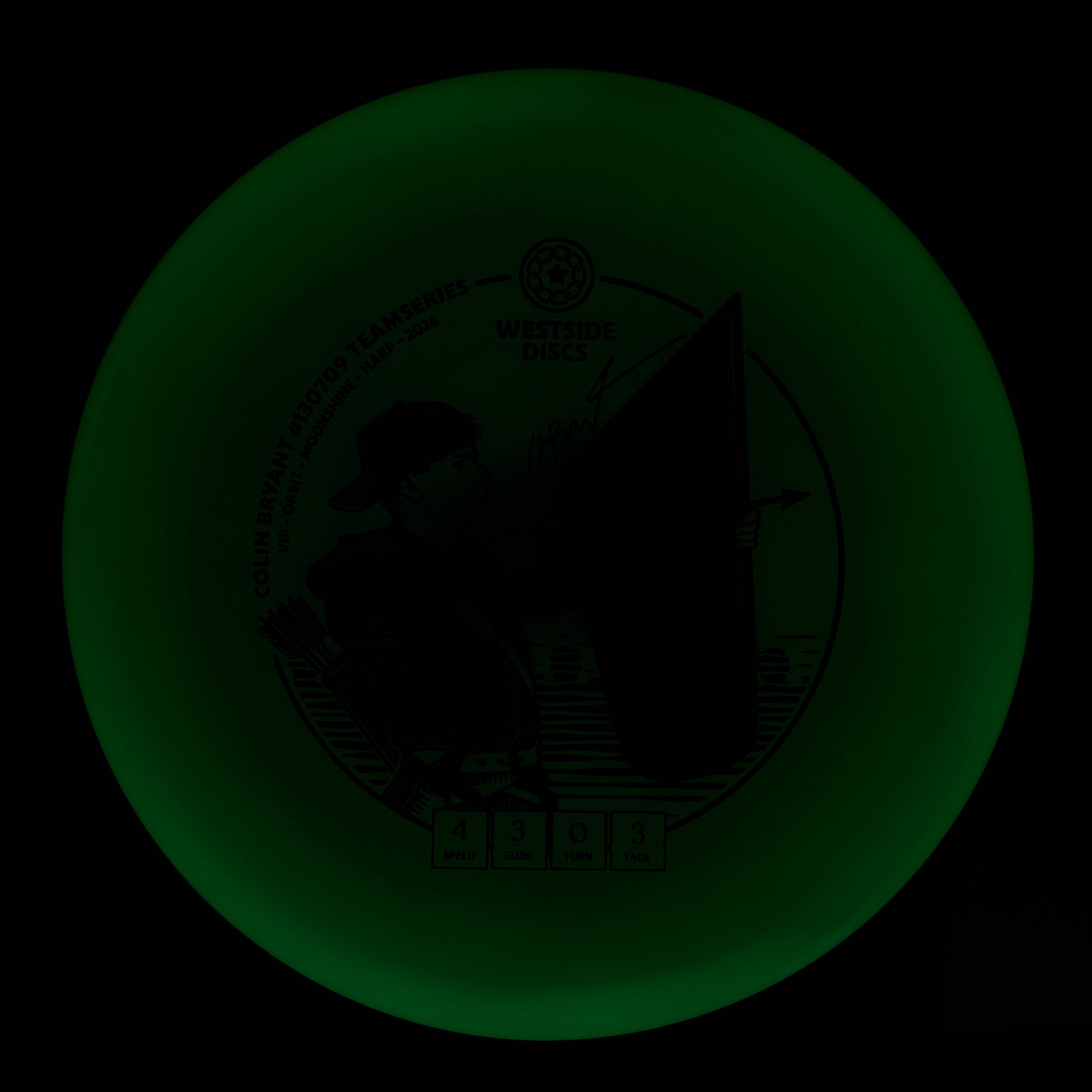 Colin Bryant Team Series Glow VIP Moonshine Orbit Harp