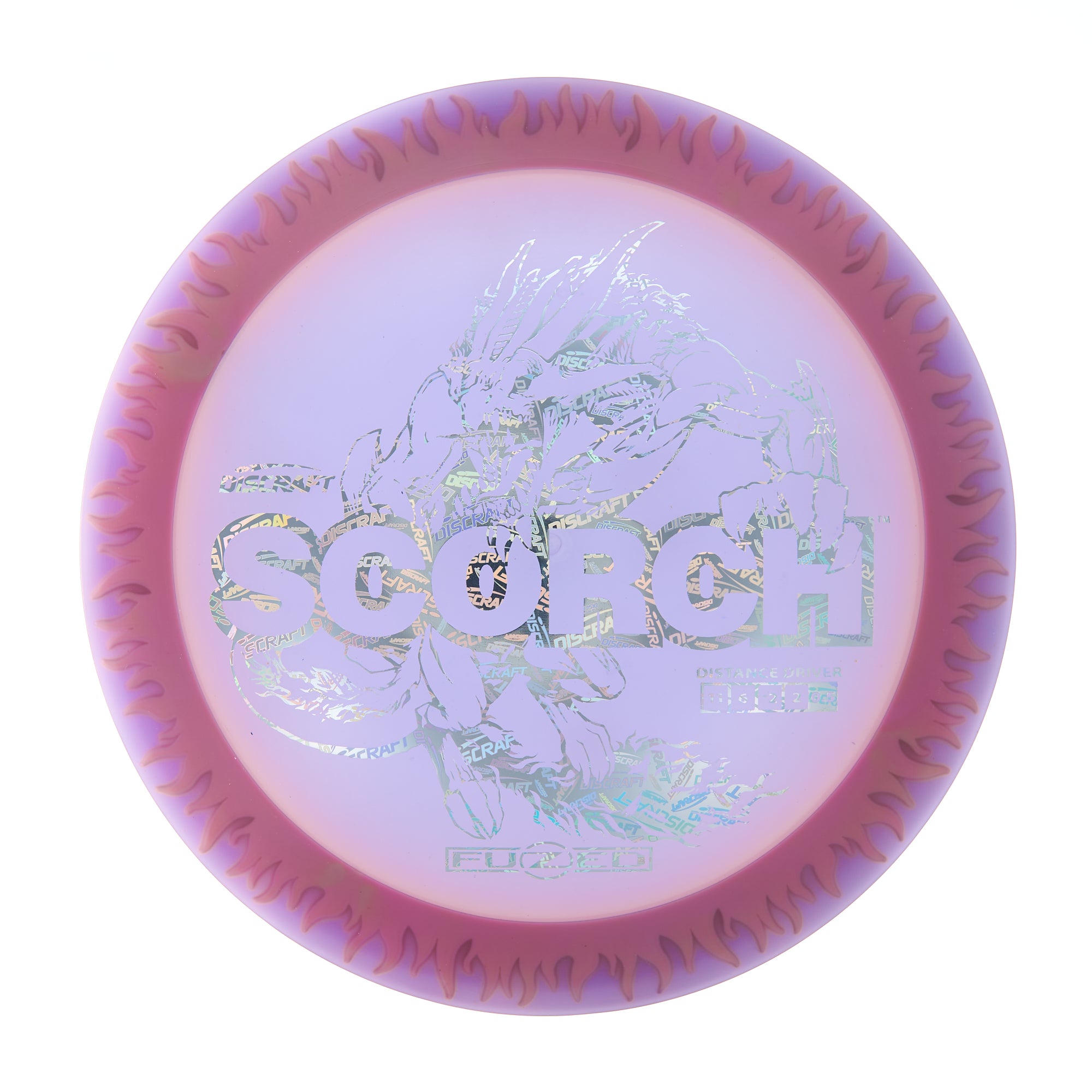 Flame Pattern Fuzed Line Scorch