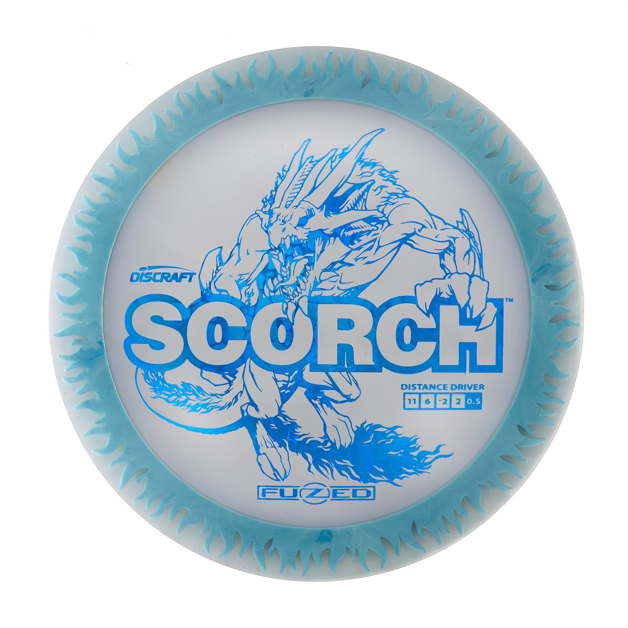 Flame Pattern Fuzed Line Scorch