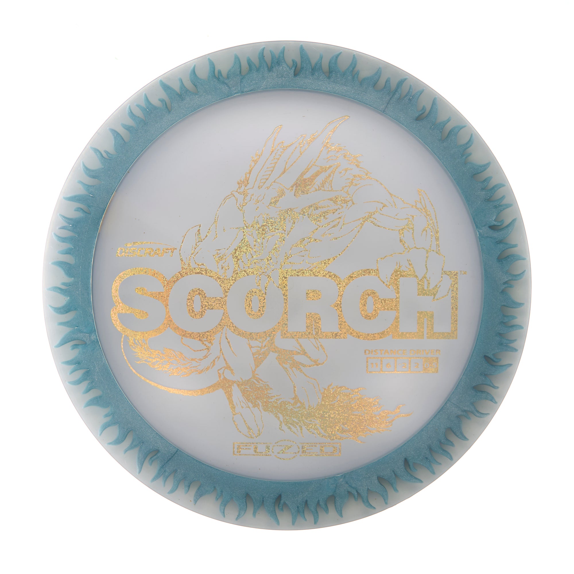 Flame Pattern Fuzed Line Scorch