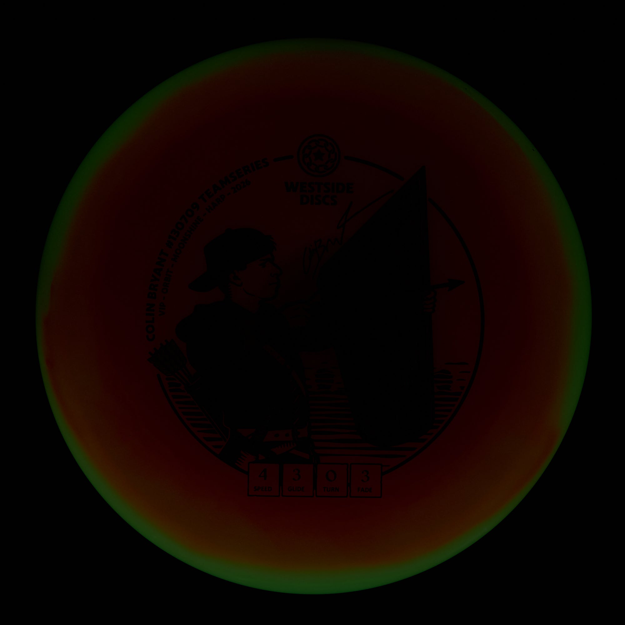Colin Bryant Team Series Glow VIP Moonshine Orbit Harp