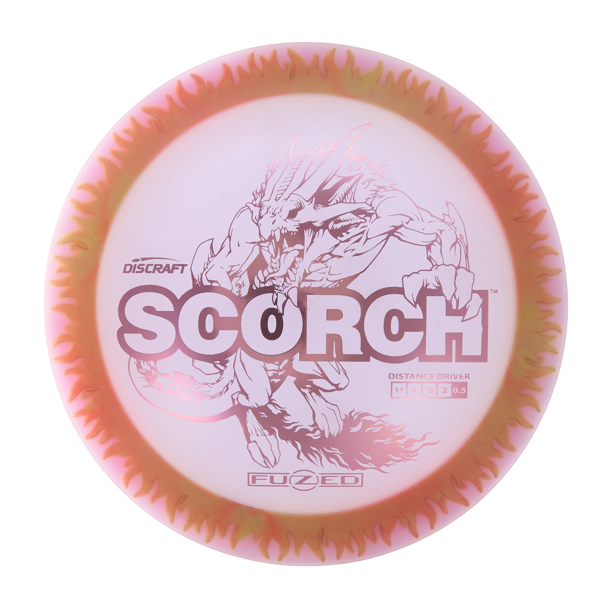 Flame Pattern Fuzed Line Scorch