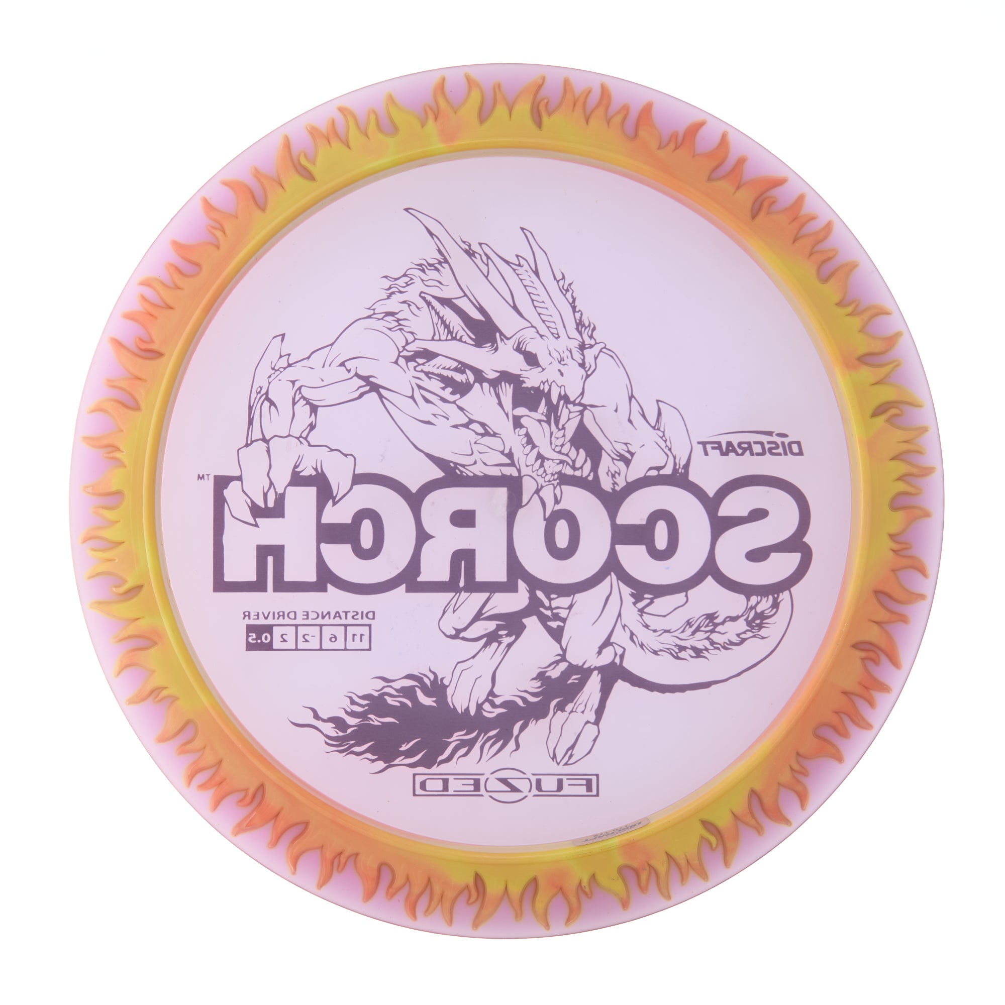 Flame Pattern Fuzed Line Scorch