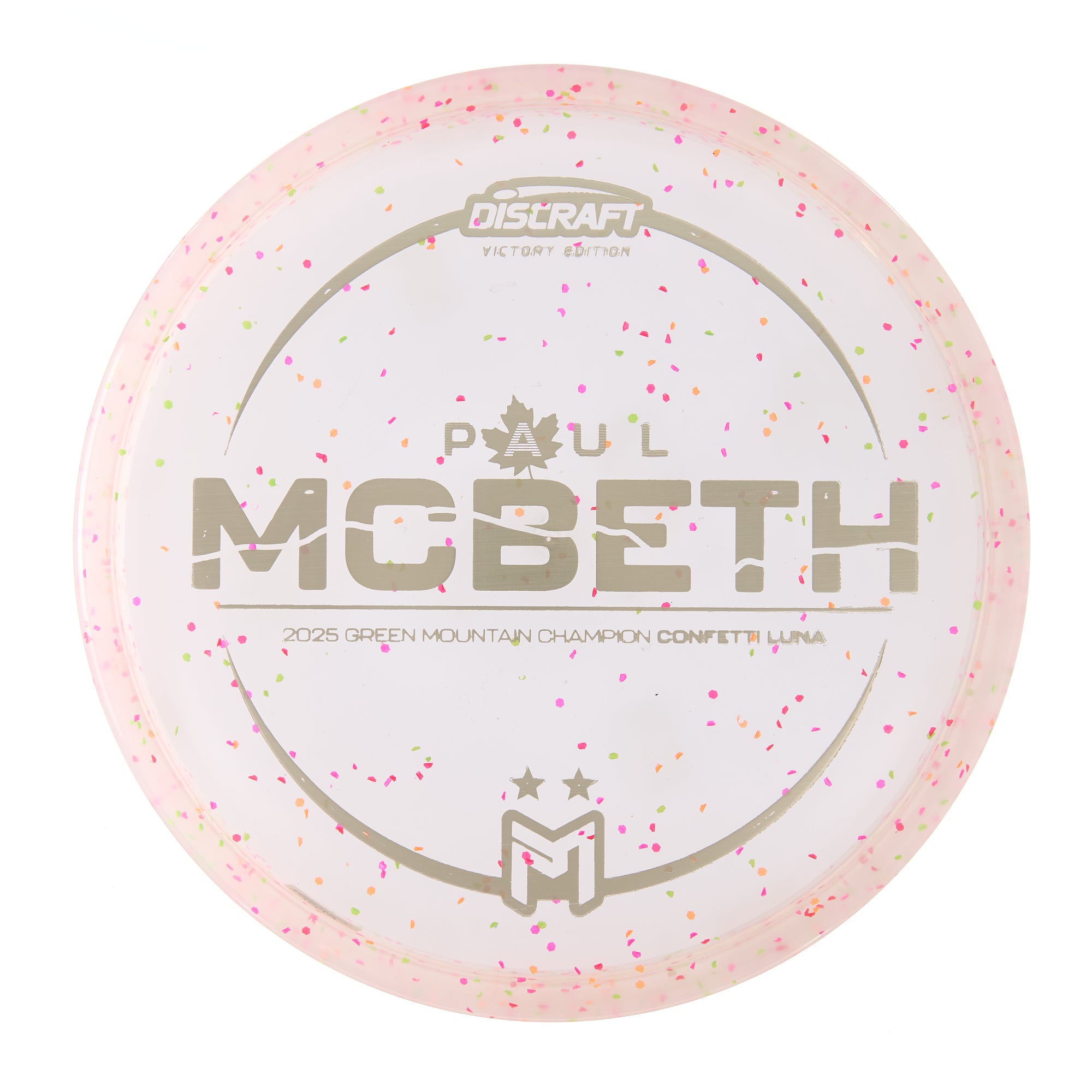 Paul McBeth 2025 Green Mountain Champion Victory Edition Confetti Luna
