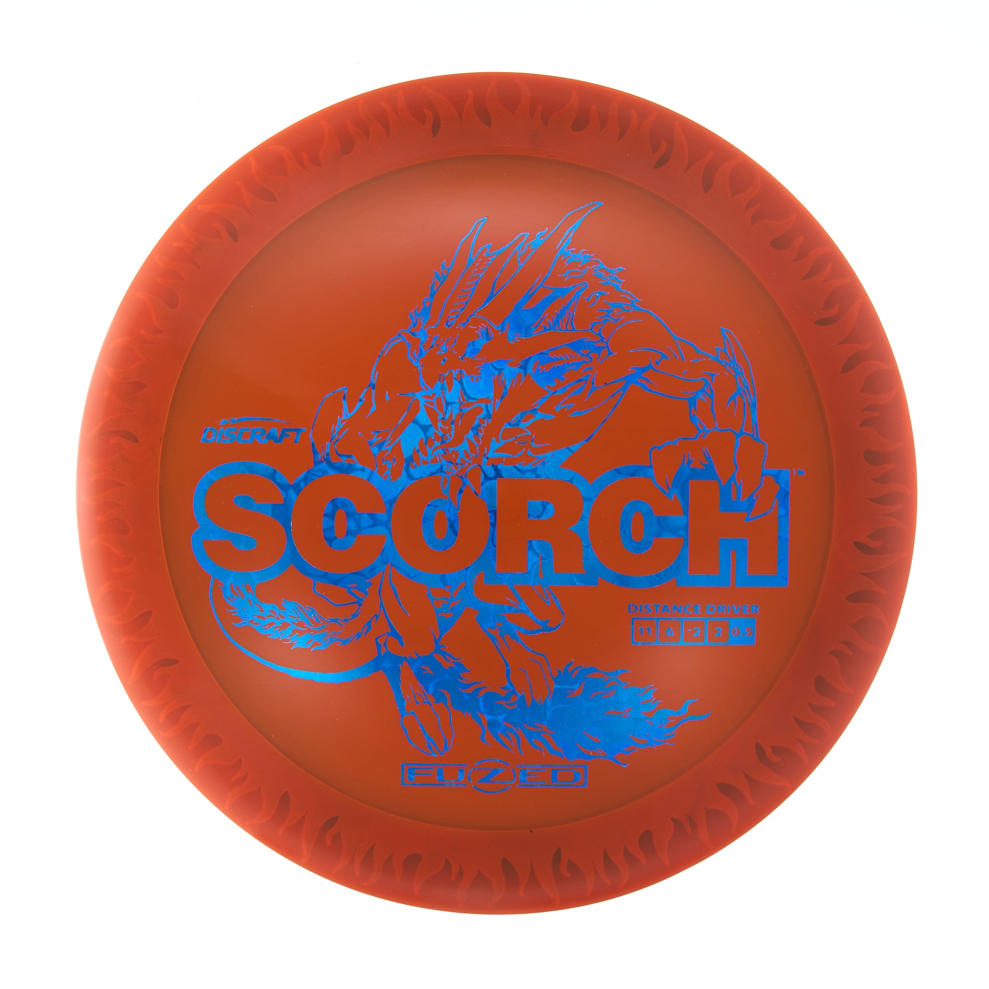 Flame Pattern Fuzed Line Scorch