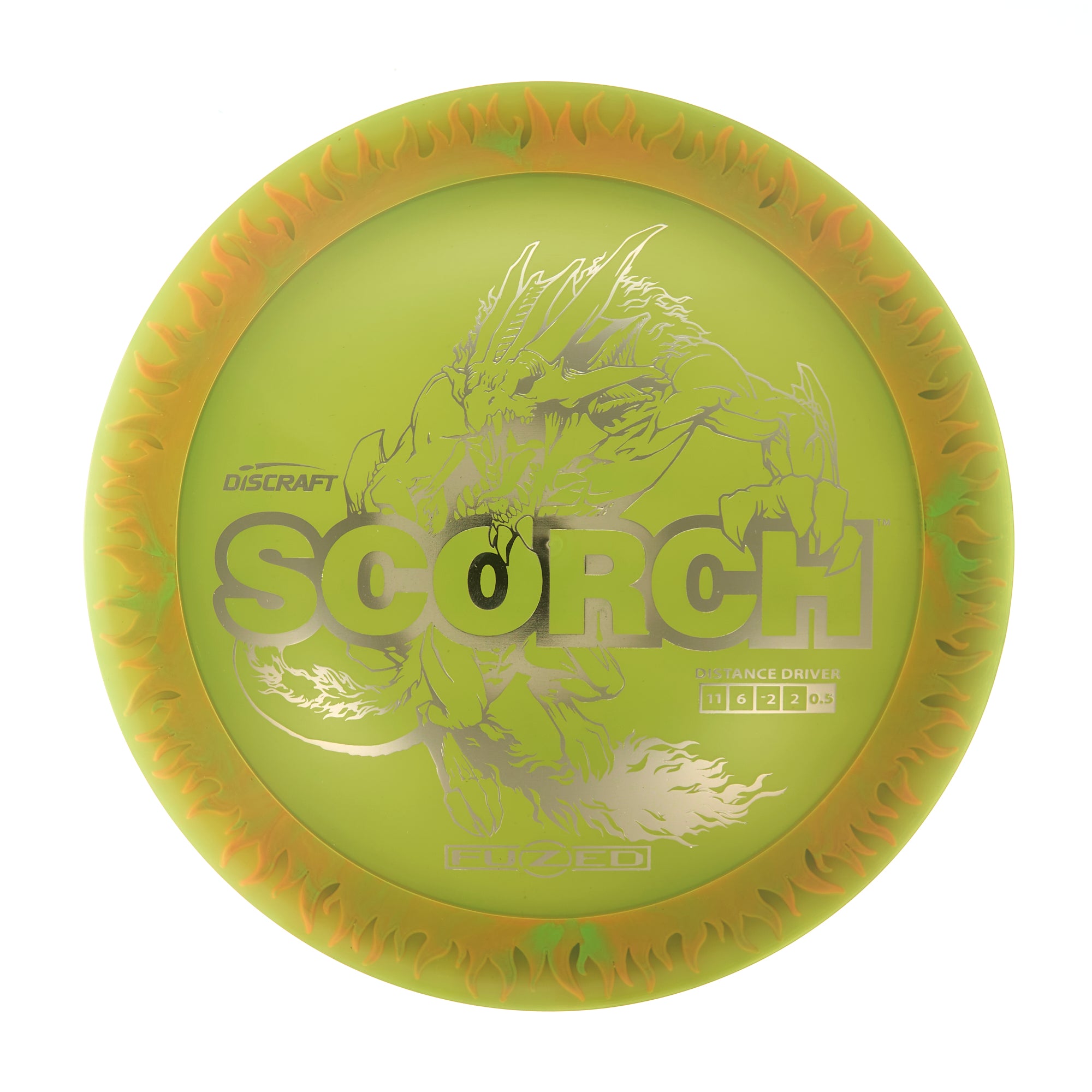 Flame Pattern Fuzed Line Scorch