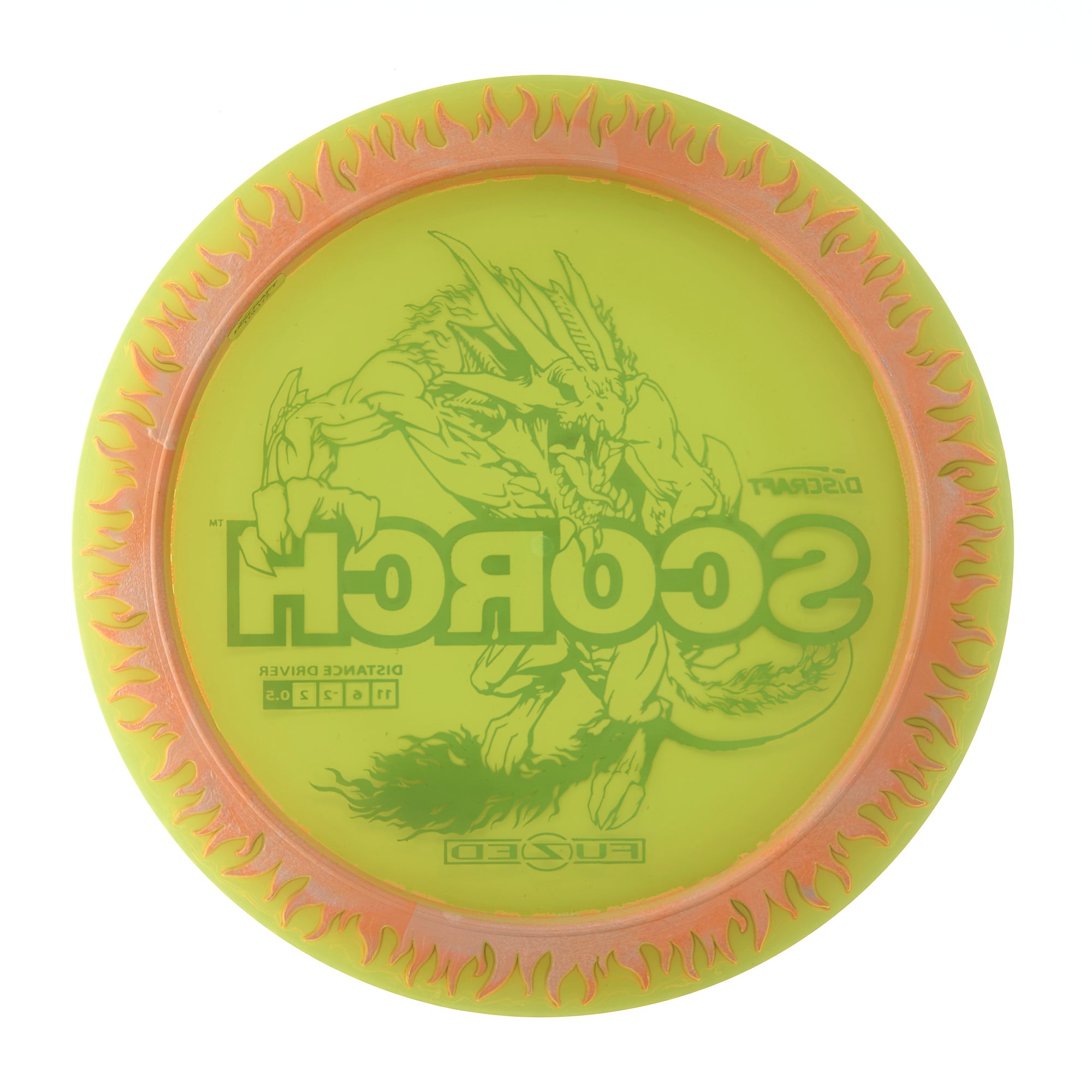 Flame Pattern Fuzed Line Scorch