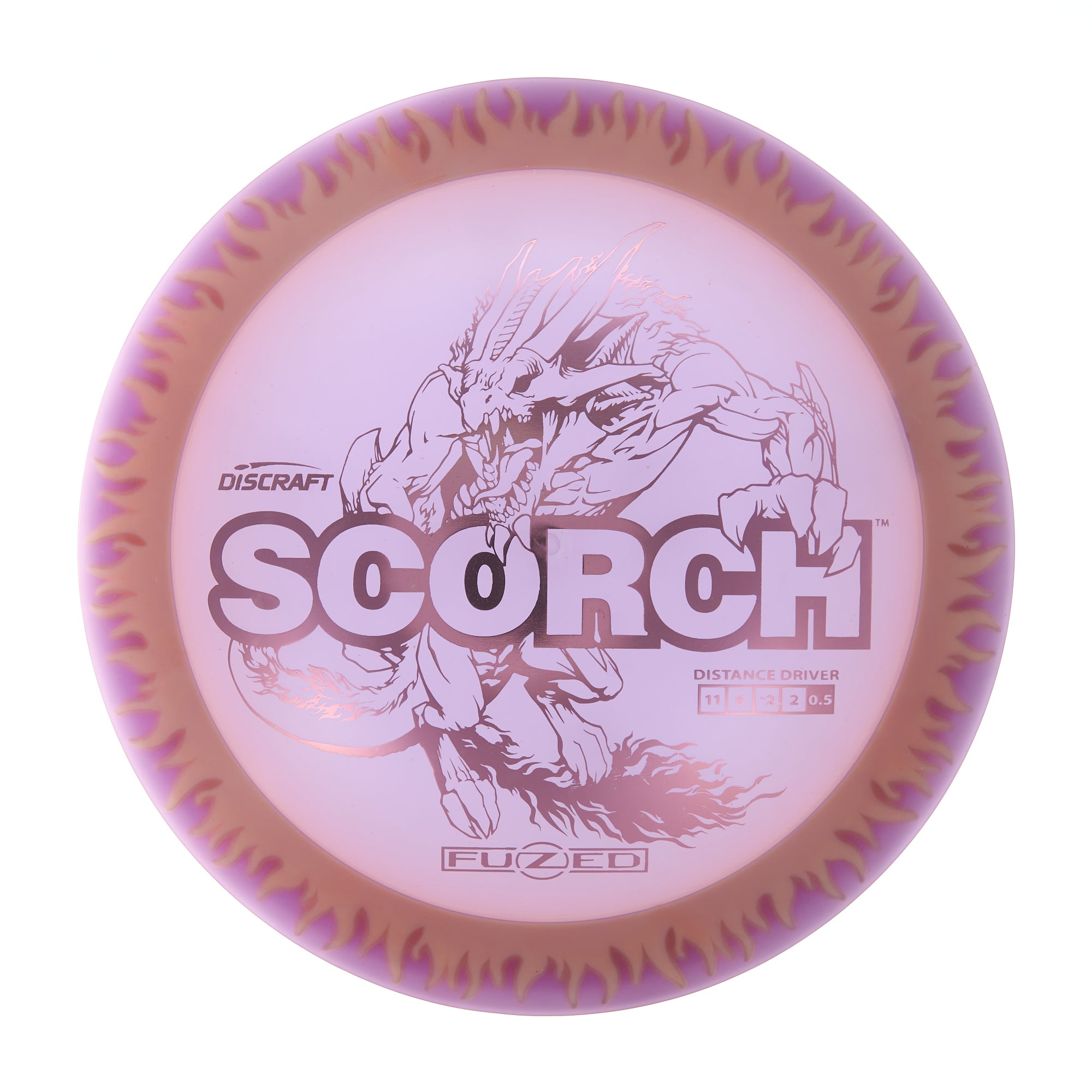 Flame Pattern Fuzed Line Scorch